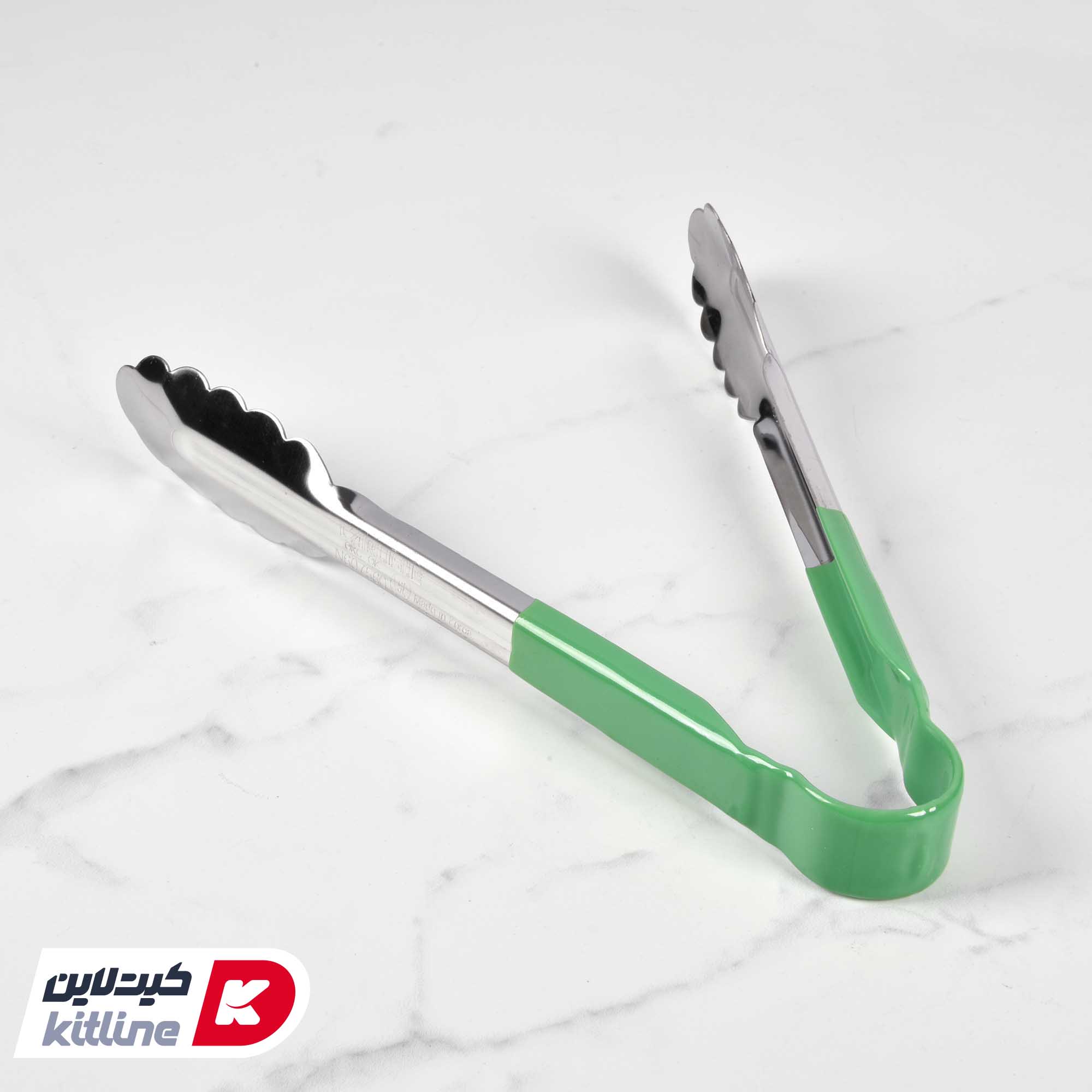 انبر سرو استیل ۲۴ سانتیمتری سبز کارلایز - تصویر 3