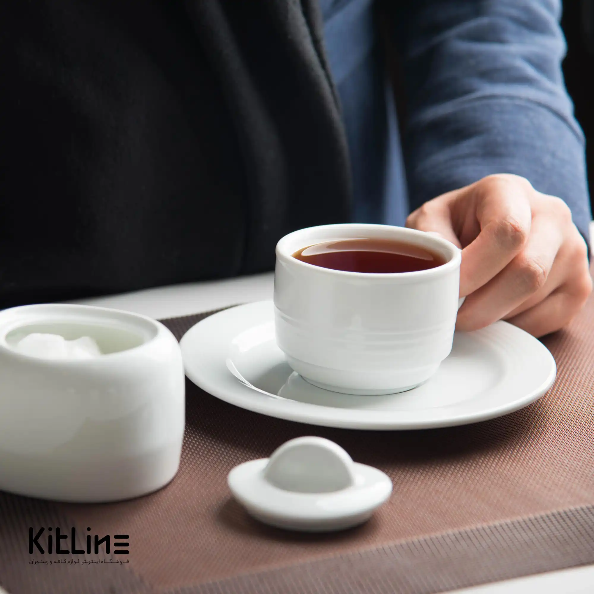 فنجان و نعلبکی چینی هتلی ۲۰۰ میلیلیتری زرین - تصویر 8