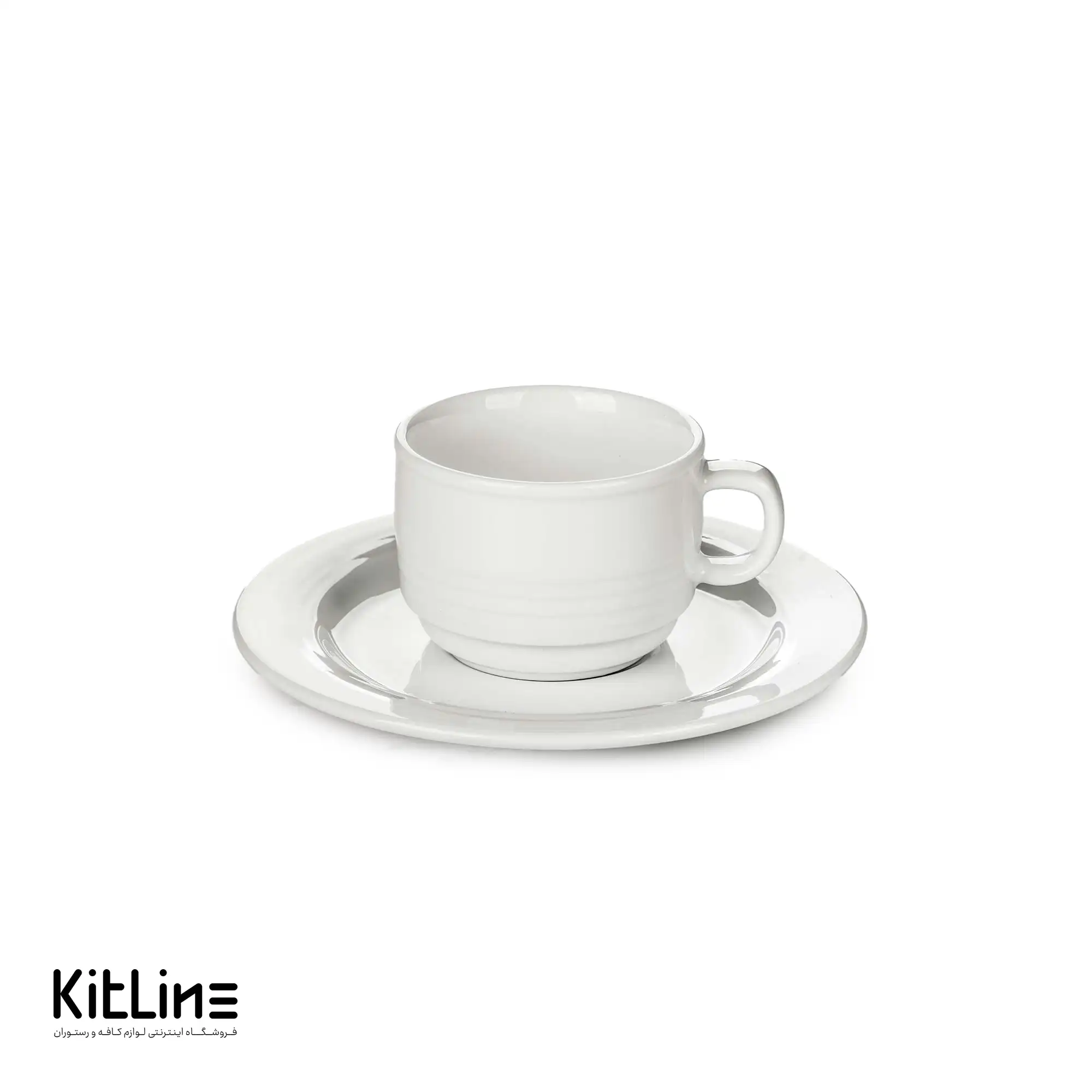 فنجان و نعلبکی چینی هتلی ۲۰۰ میلیلیتری زرین