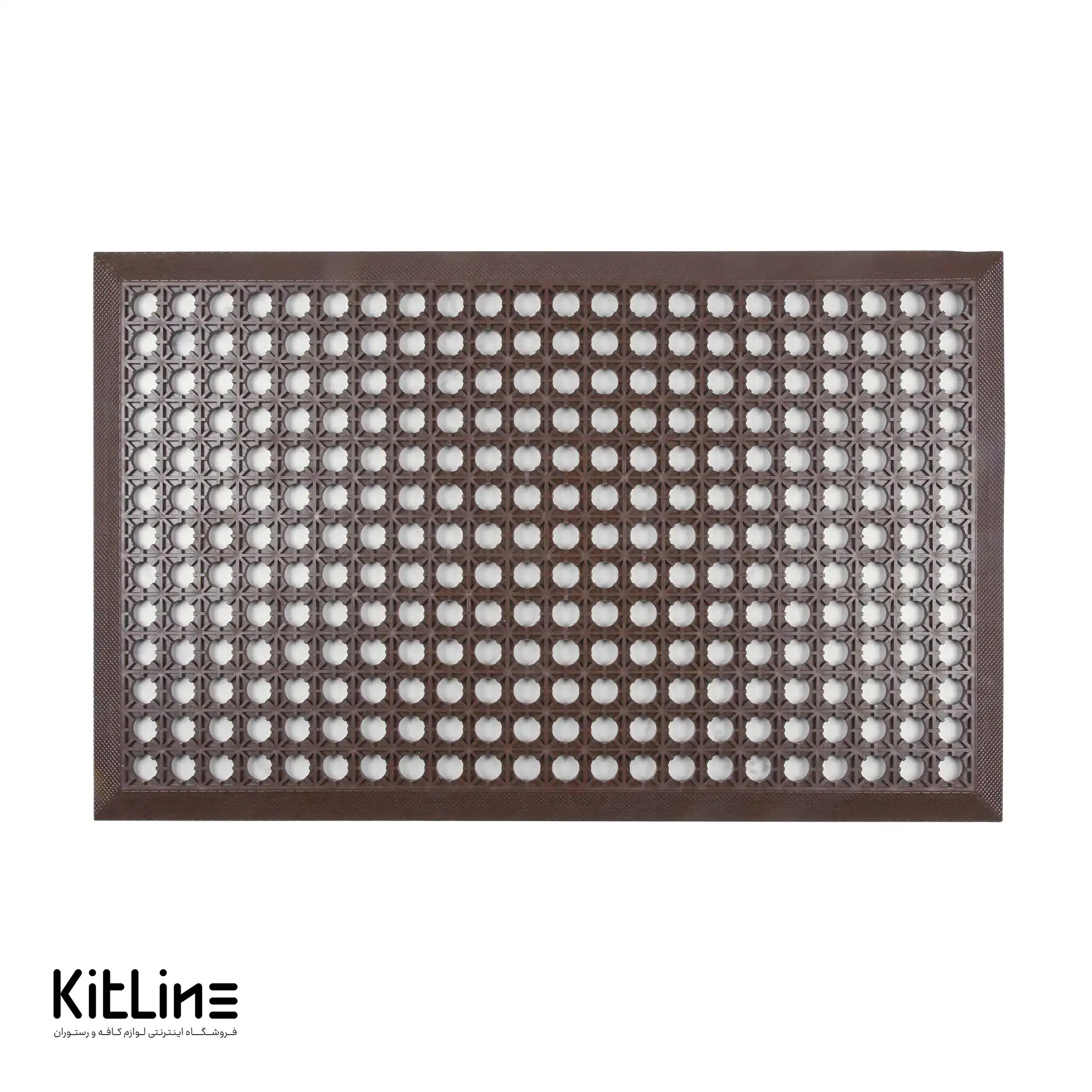 پادری مشبک پلاستیکی ۵۰×۸۰ سانتیمتری قهوه ای سوخته