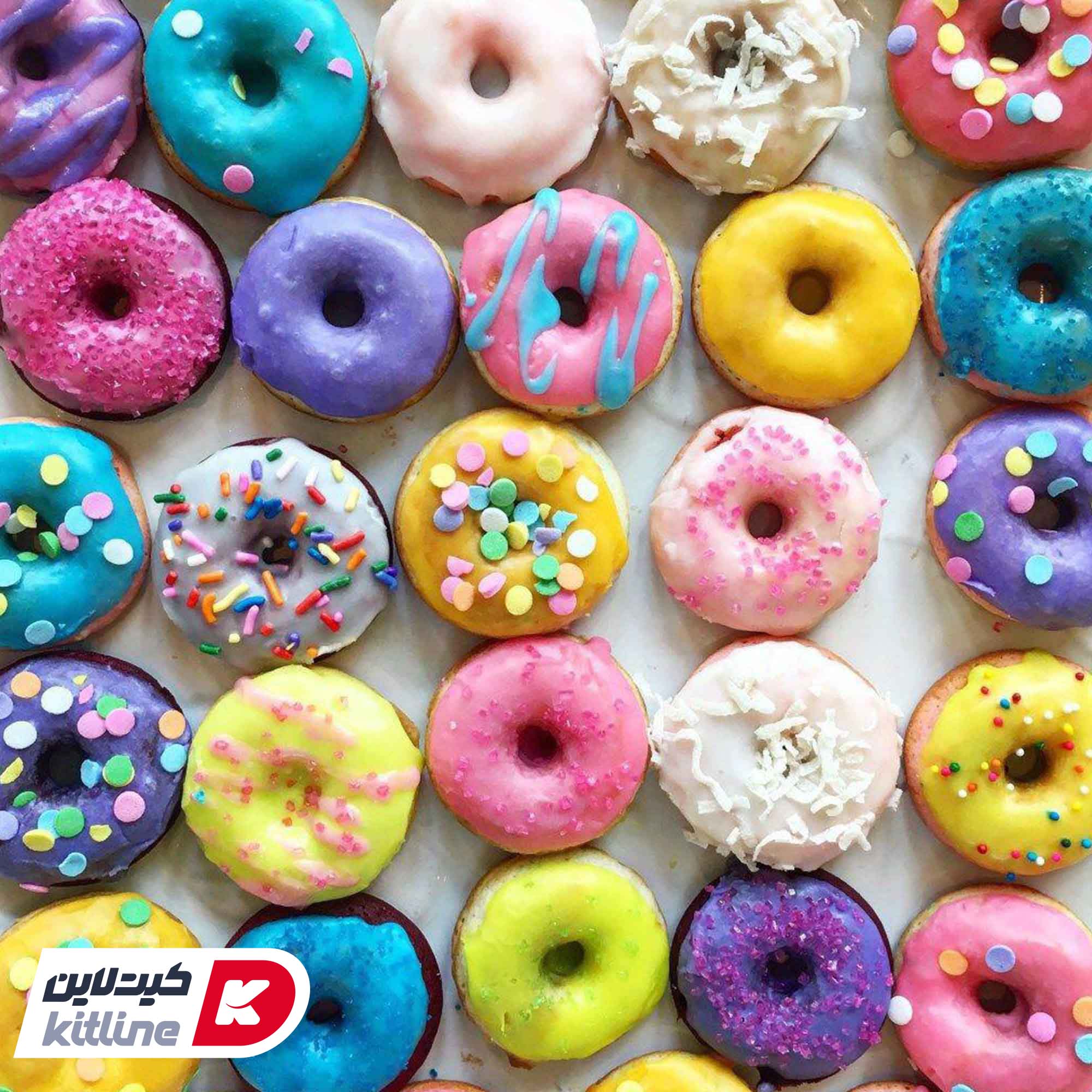 قالب دونات ۶ خانه سیلیکونی - تصویر 4