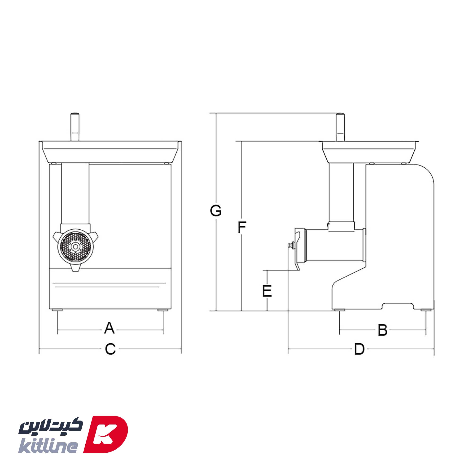 چرخ گوشت ۳۲ Sirman مدل Buffalo - تصویر 7