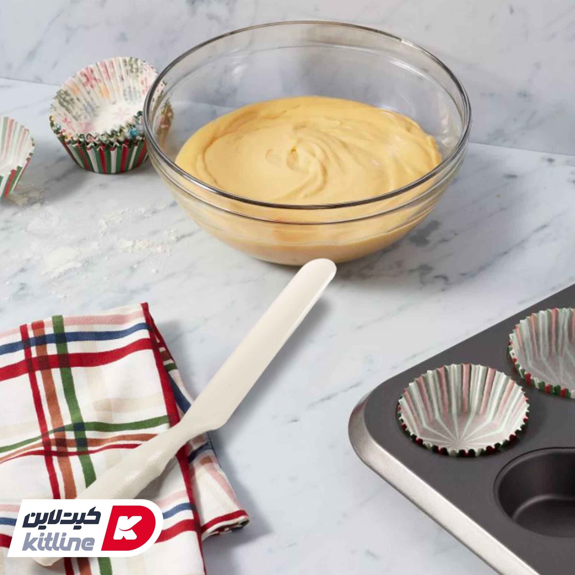 اسپاچولا پالت خم ۲۰ سانتیمتری پلاستیکی - تصویر 9