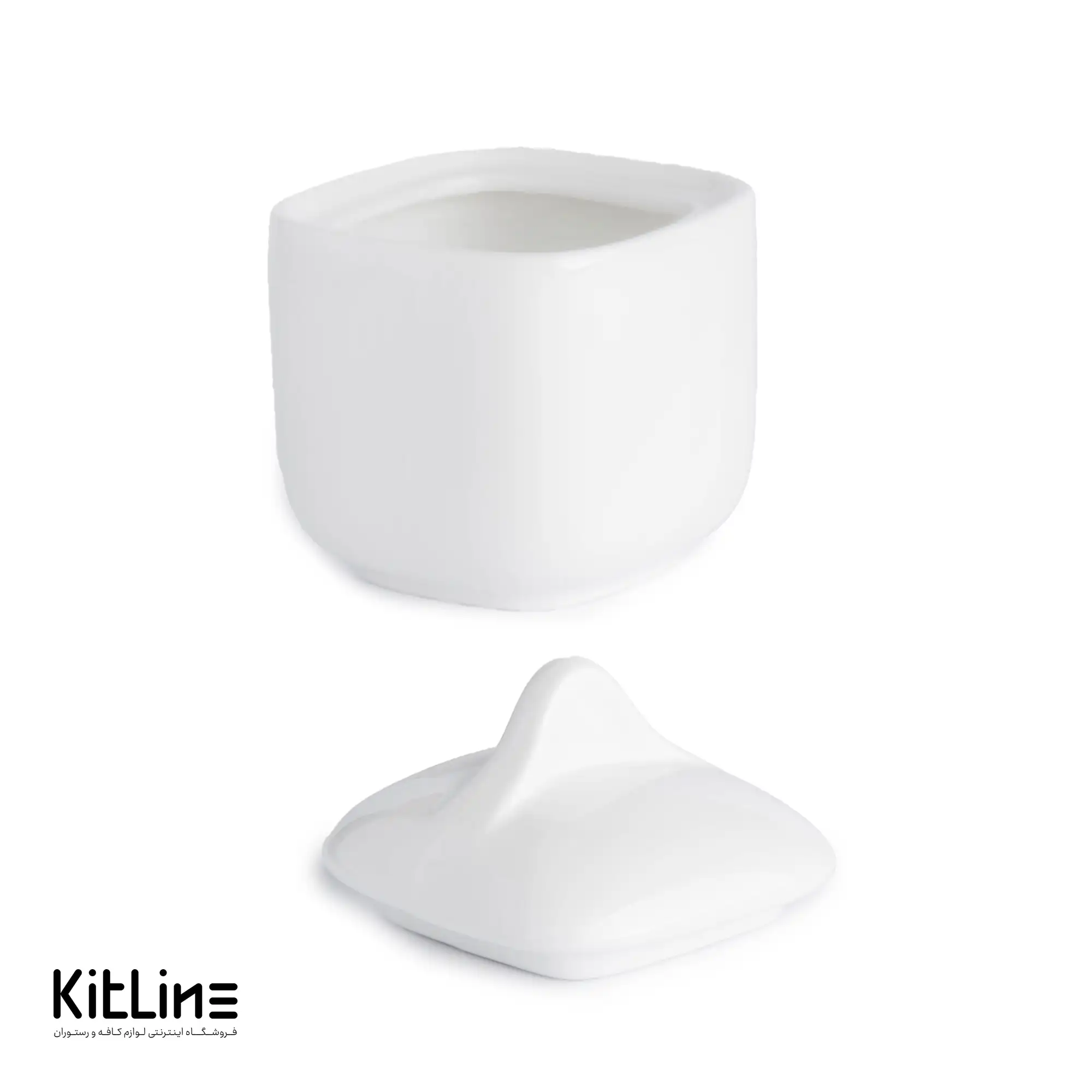 قندان چینی ۸×۸ سانتیمتری مدرنه (Moderne) مدل تیفانی - تصویر 4