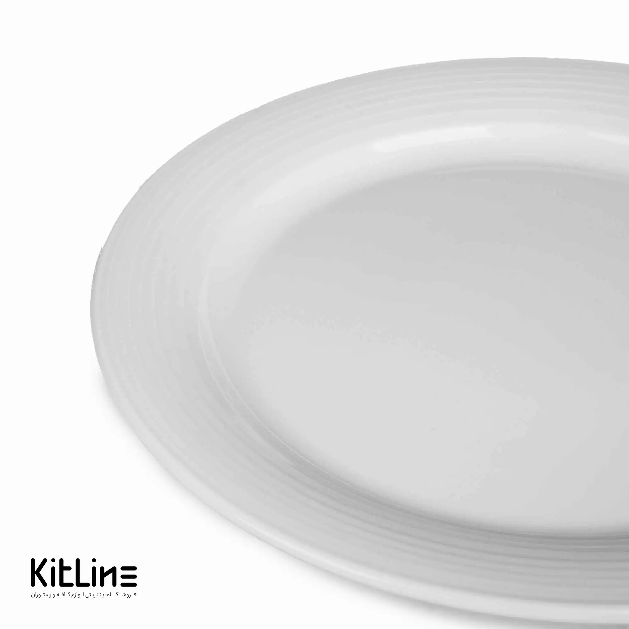 بشقاب چینی هتلی ۲۷ سانتیمتری زرین - تصویر 5