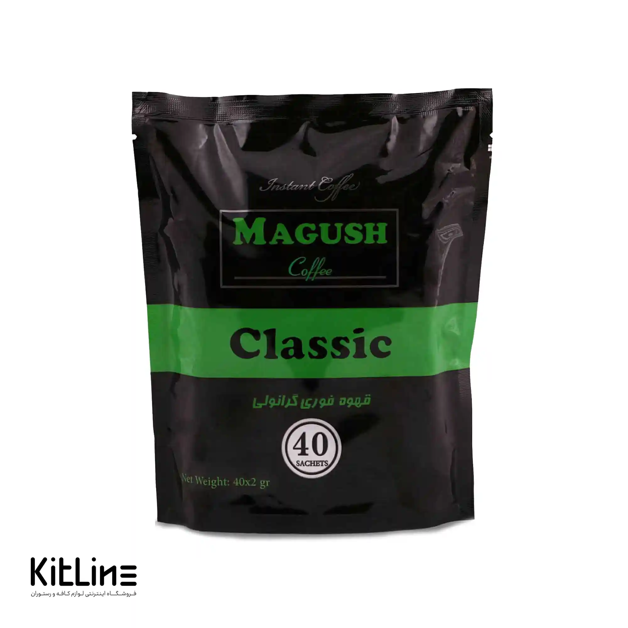 قهوه فوری کلاسیک ماگوش (بسته ۴۰ عددی)