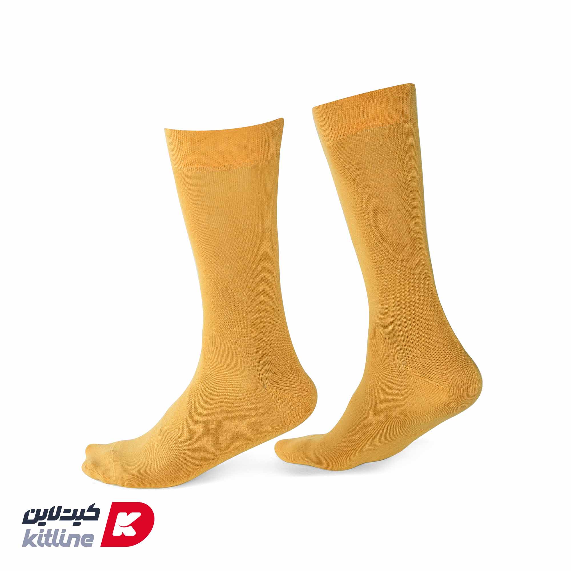جوراب ساق دار مردانه زرد