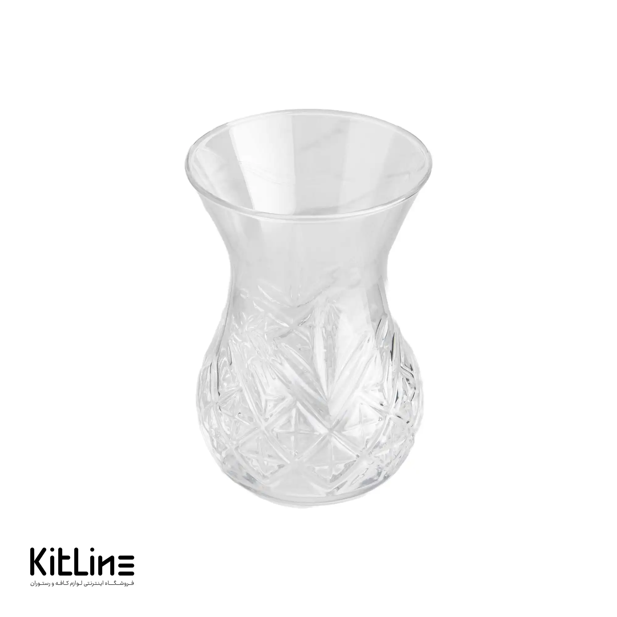 استکان شیشه ای ۱۵۵ میلی‌لیتری پاشاباغچه مدل تایملس (ست ۶ عددی)