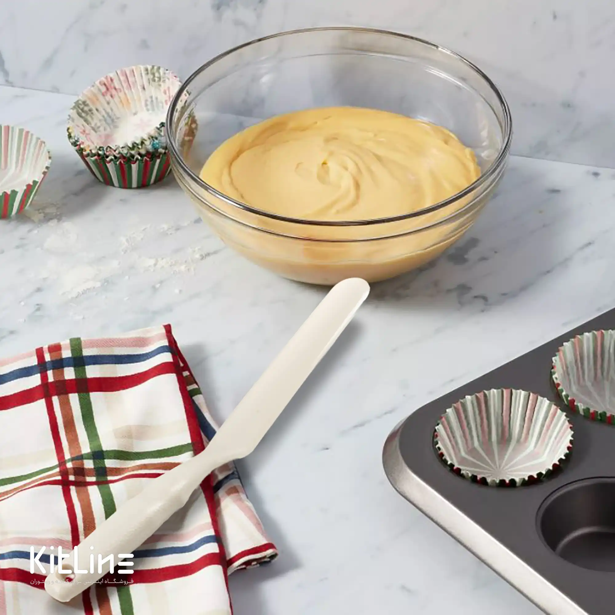 اسپاچولا پالت خم ۱۵ سانتیمتری پلاستیکی - تصویر 7