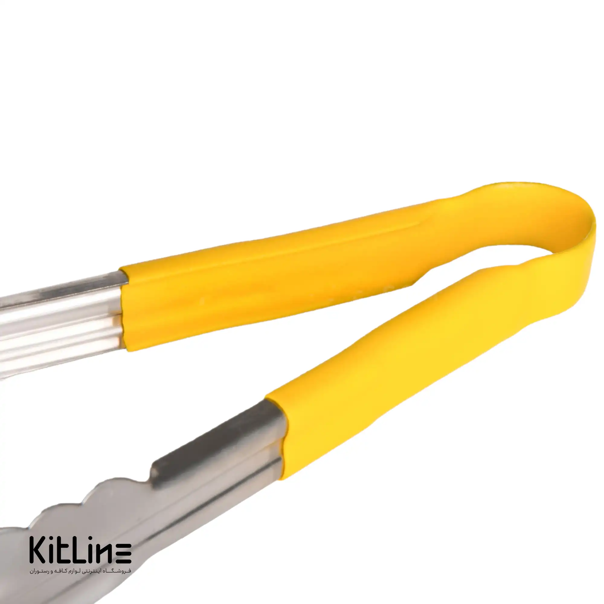 انبر سرو استیل ۲۲ سانتیمتری زرد - تصویر 3