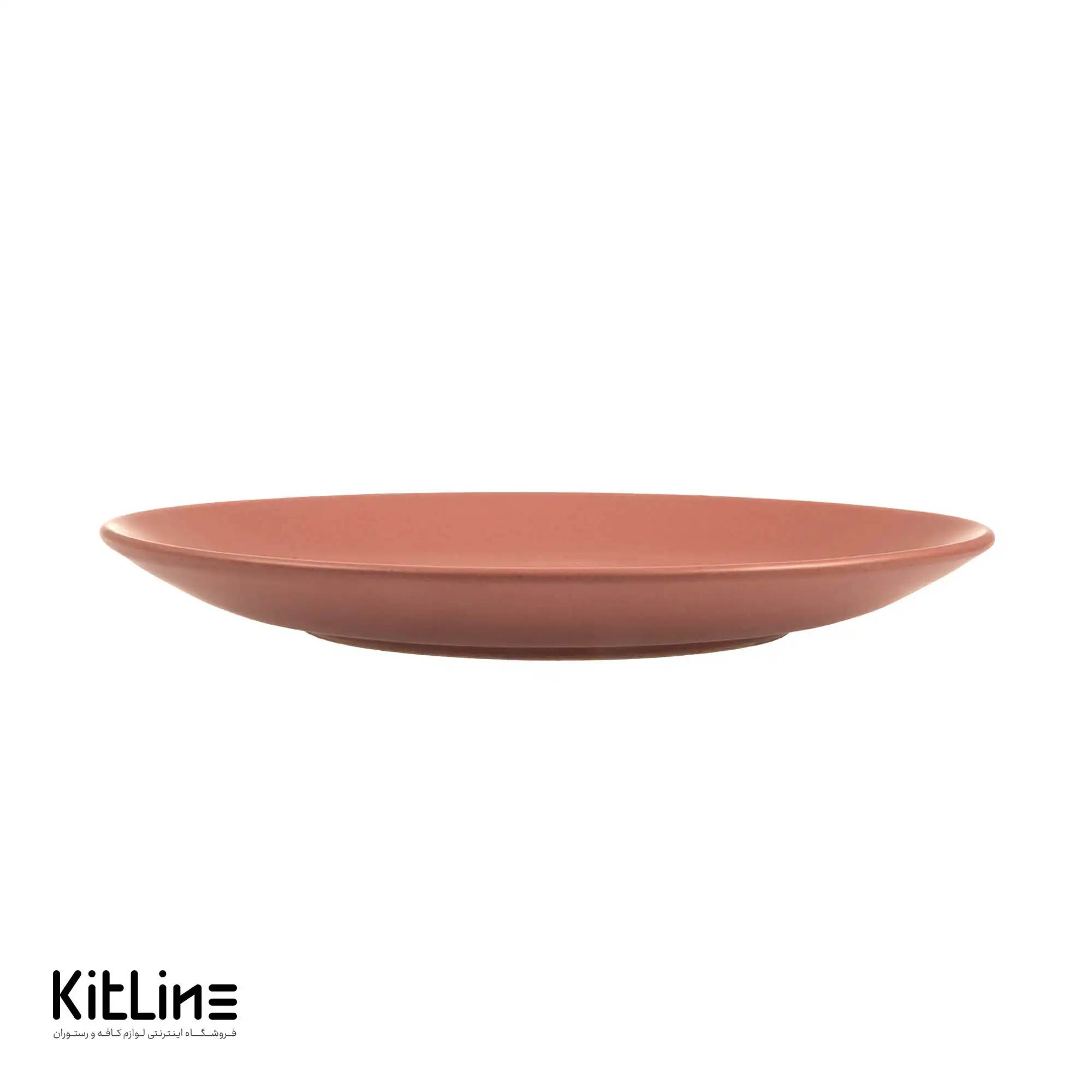 بشقاب تخت اوال سرامیکی ۲۵ سانتیمتری قرمز - تصویر 4