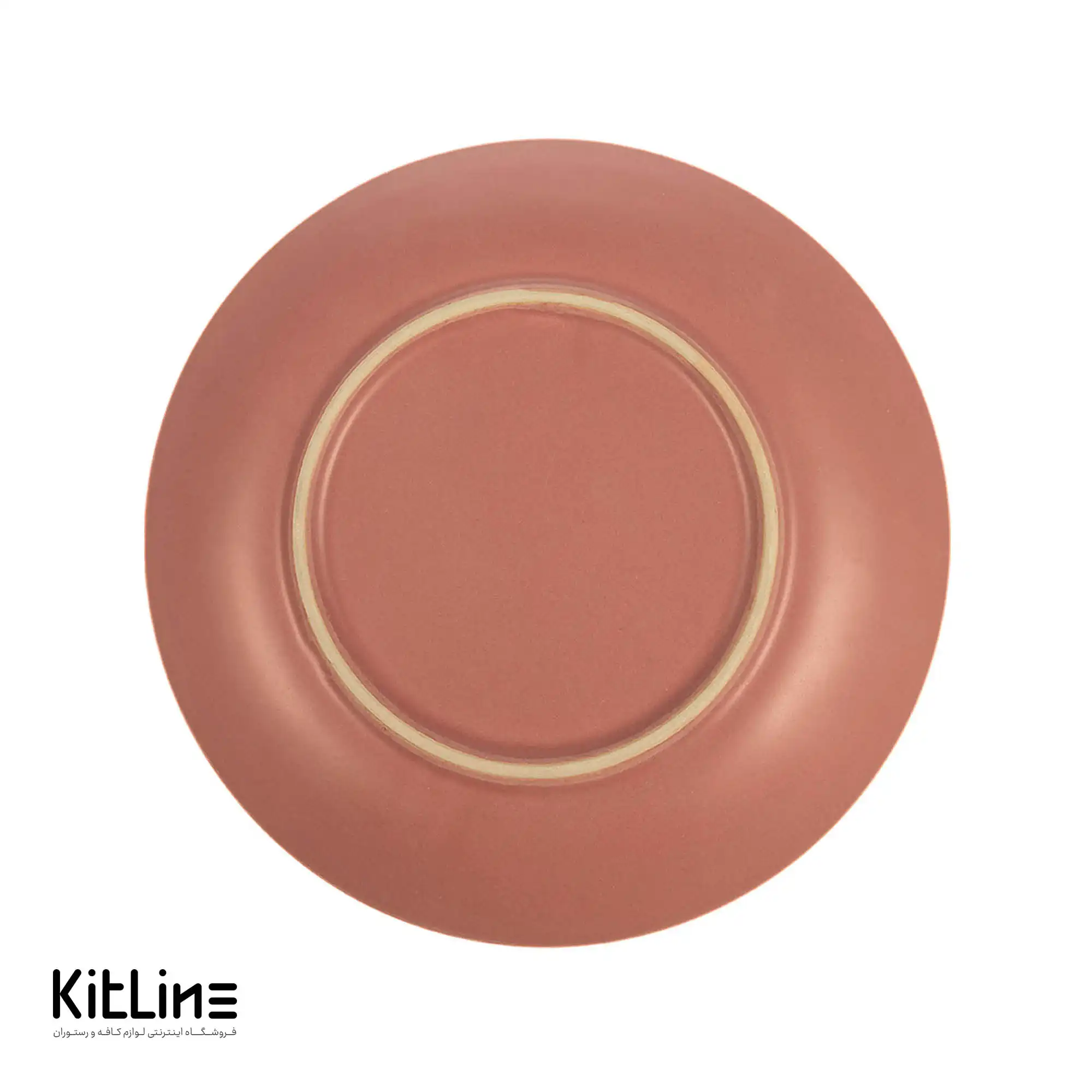 بشقاب تخت اوال سرامیکی ۲۵ سانتیمتری قرمز - تصویر 7