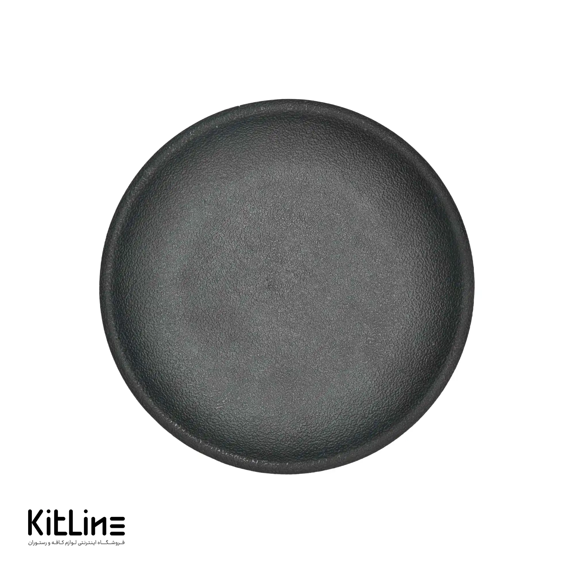 بشقاب ملامین ۲۱ سانتیمتری مشکی مات