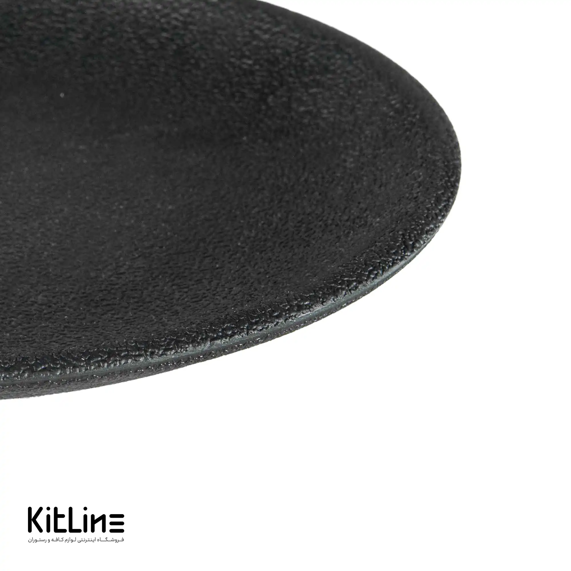 بشقاب ملامین ۲۱ سانتیمتری مشکی مات - تصویر 4