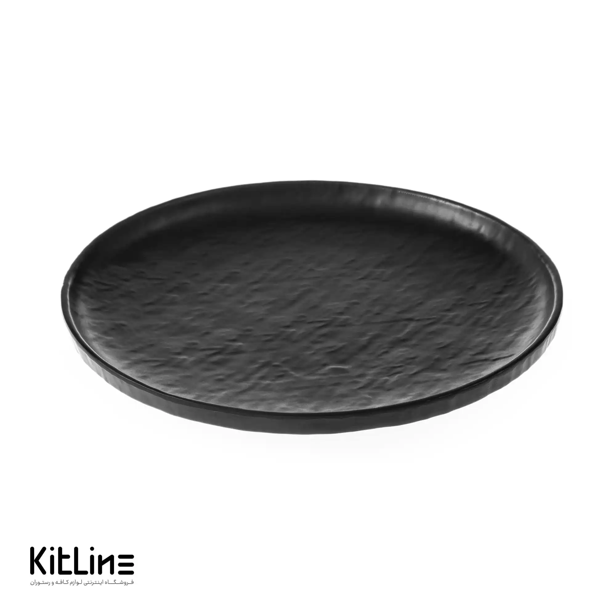 بشقاب ملامین ۳۰ سانتیمتری مشکی