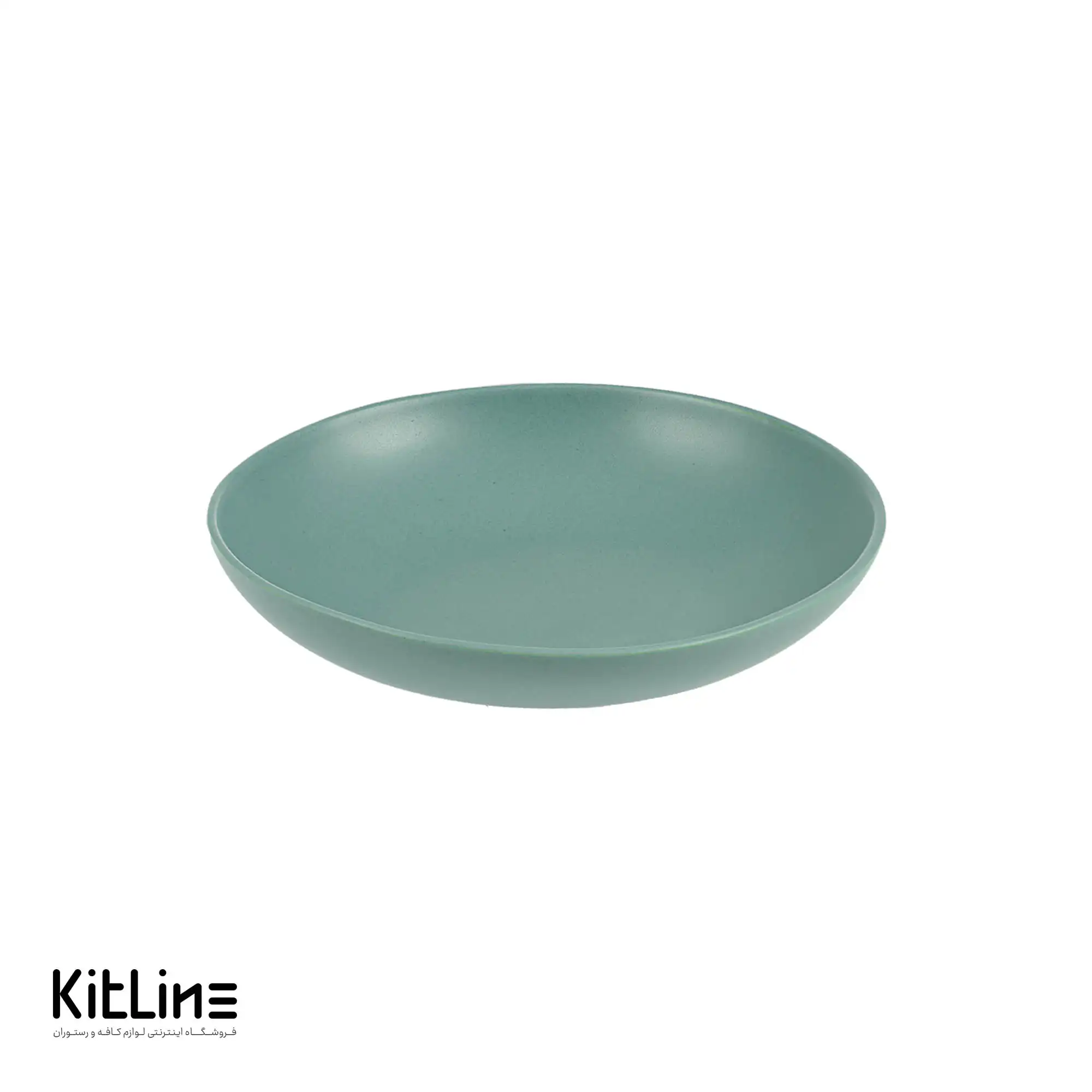 بشقاب گود سرامیکی ۱۸ سانتیمتری آبی