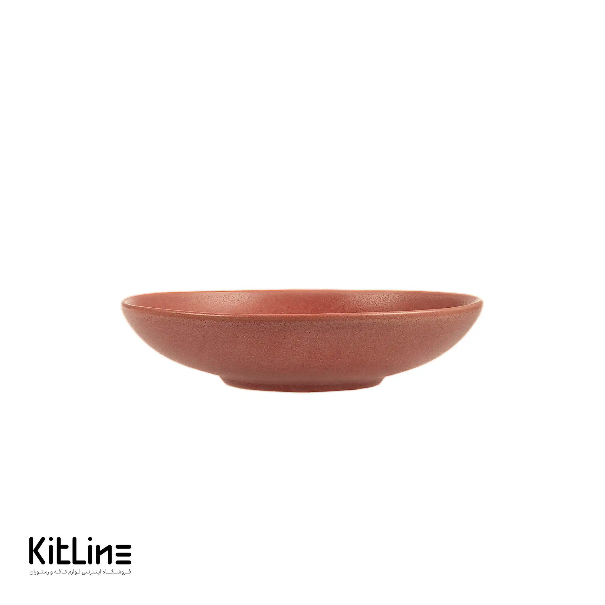 بشقاب گود اوال سرامیکی ۱۸ سانتیمتری قرمز - تصویر 4