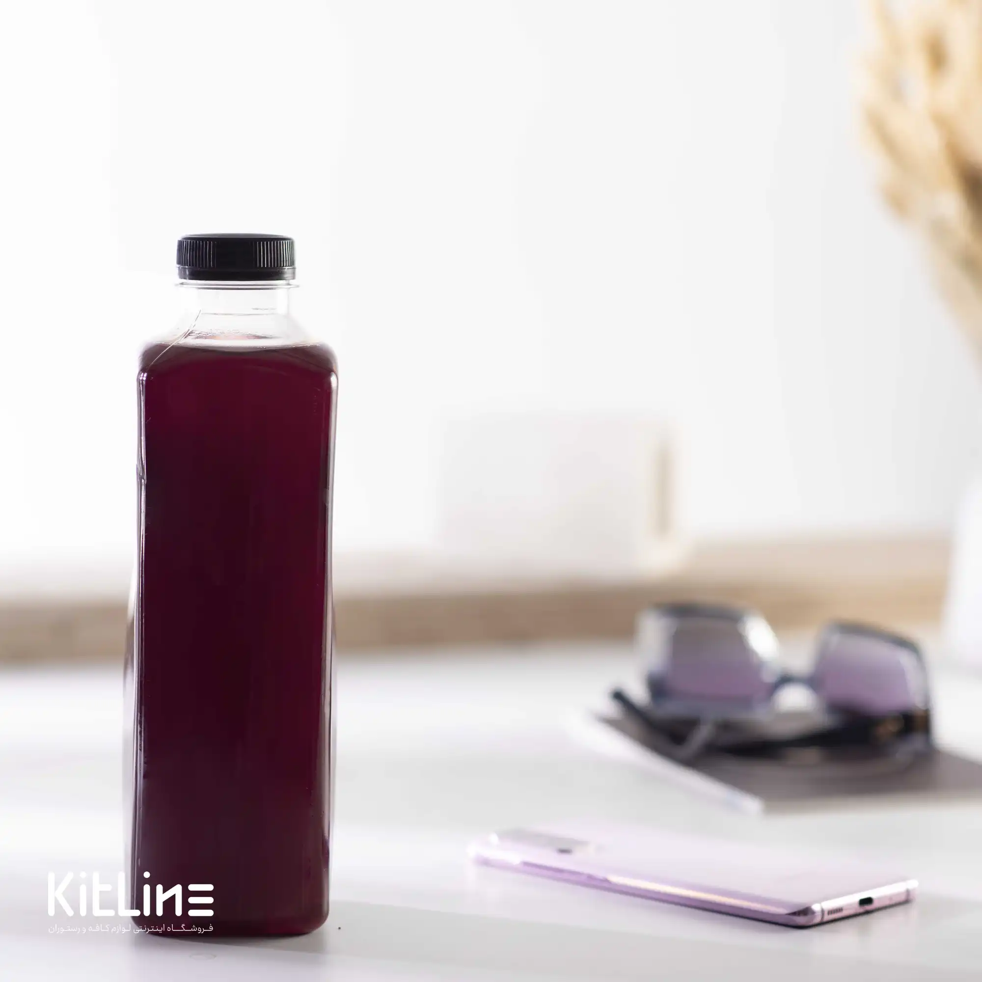 بطری جوس یکبار مصرف ۱۰۰۰ میلی لیتری (کارتن ۱۴۰ عددی) - تصویر 2