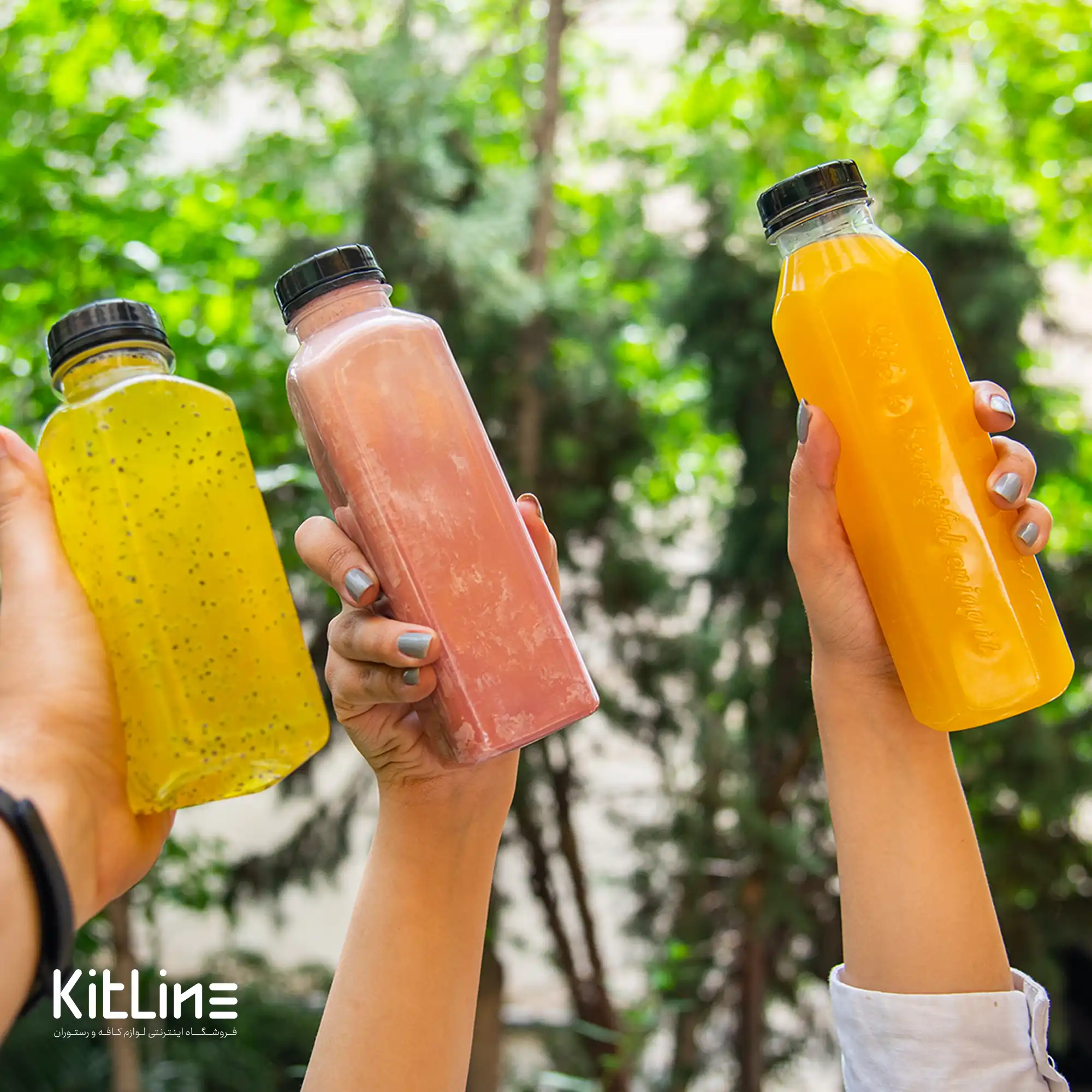 بطری جوس یکبار مصرف ۴۰۰ میلی لیتری (کارتن ۱۵۰ عددی) - تصویر 8