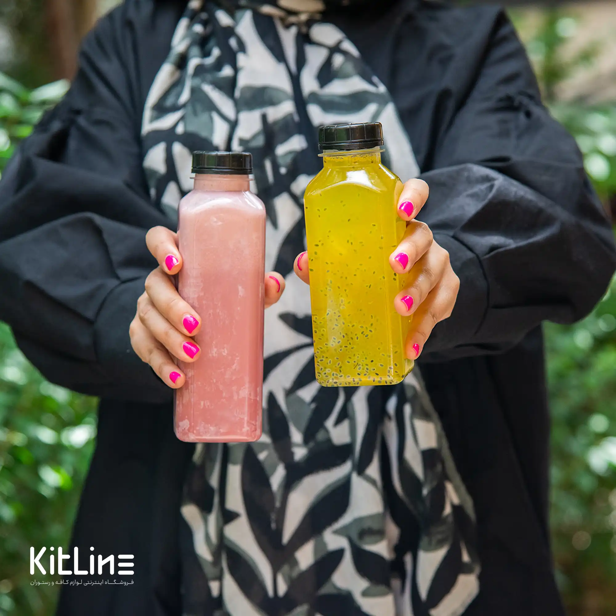 بطری جوس یکبار مصرف ۴۰۰ میلی لیتری (کارتن ۱۵۰ عددی) - تصویر 9