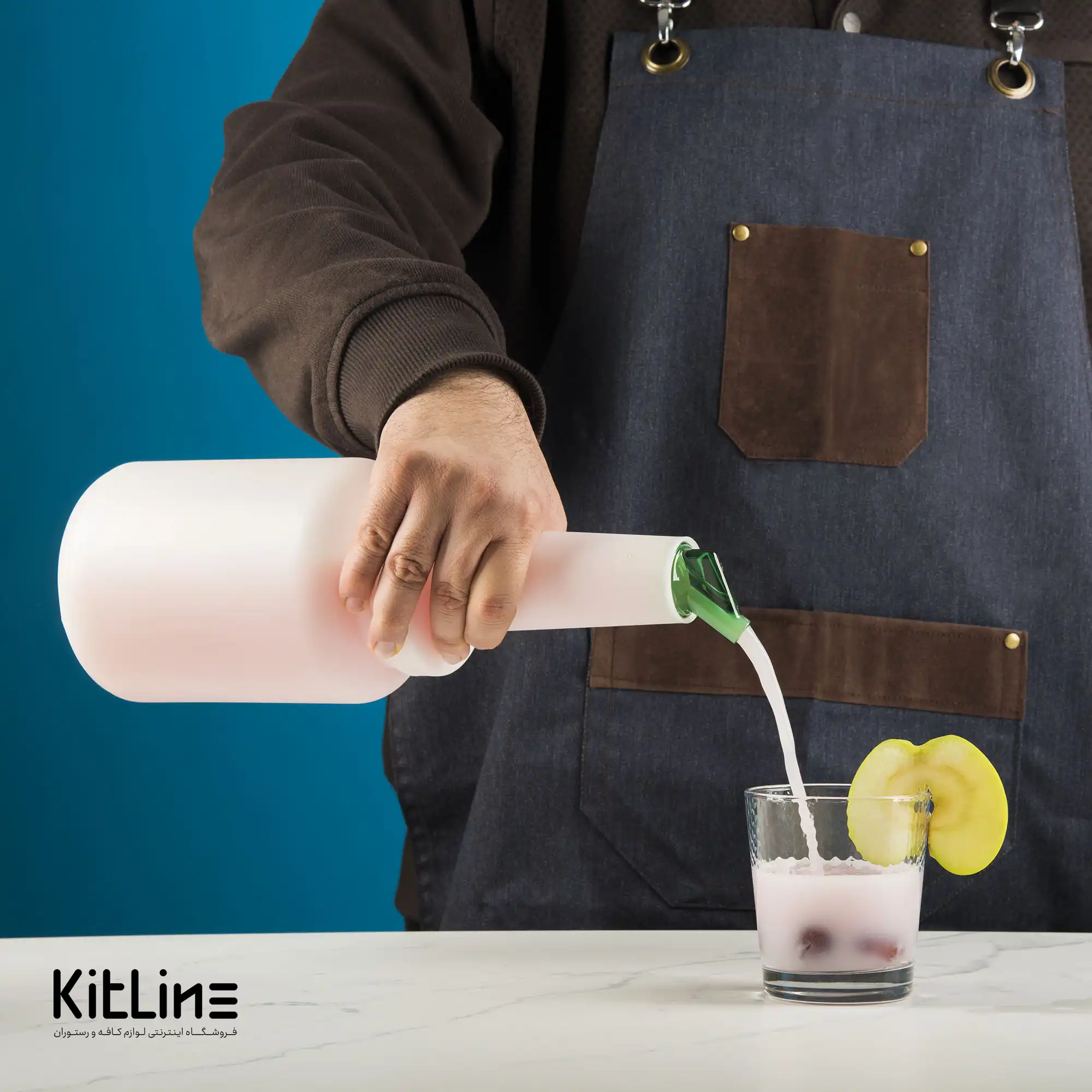 بطری ۲ لیتری با در آسان ریز سبز - تصویر 5