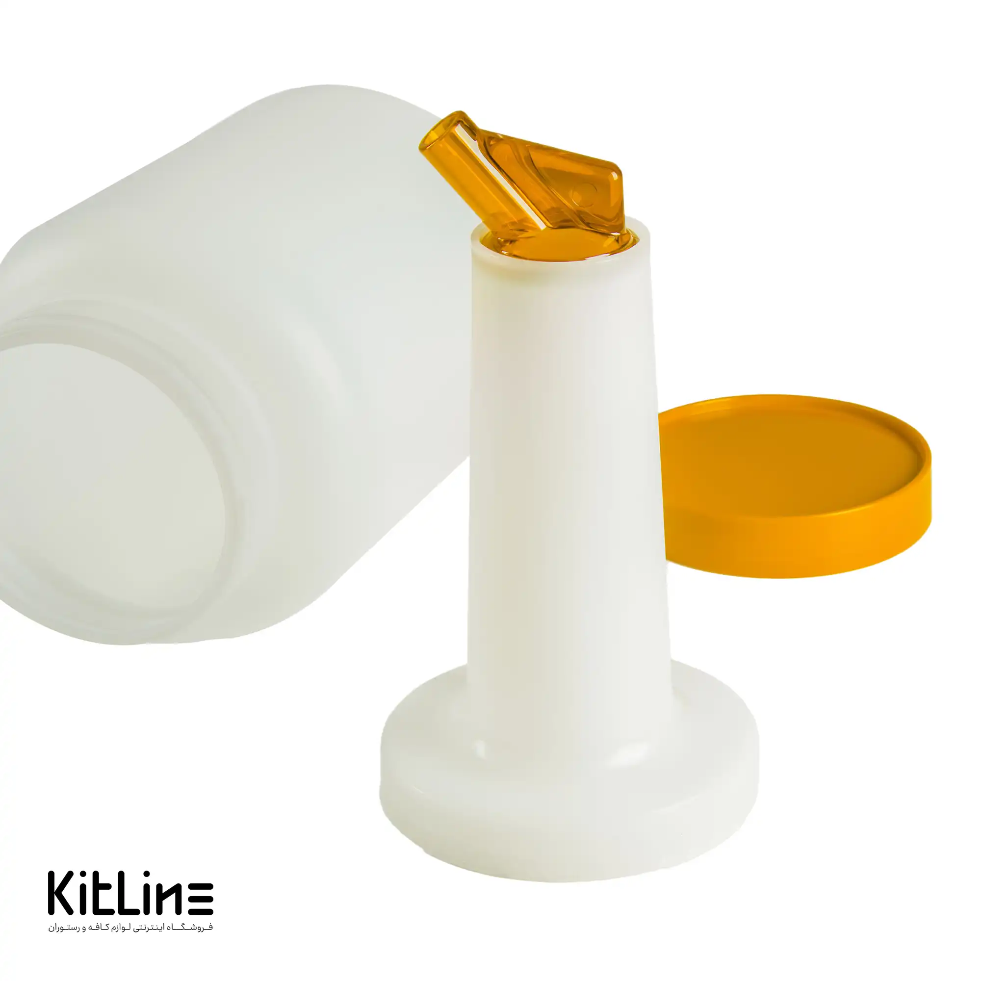 بطری ۲ لیتری با در آسان ریز نارنجی - تصویر 4