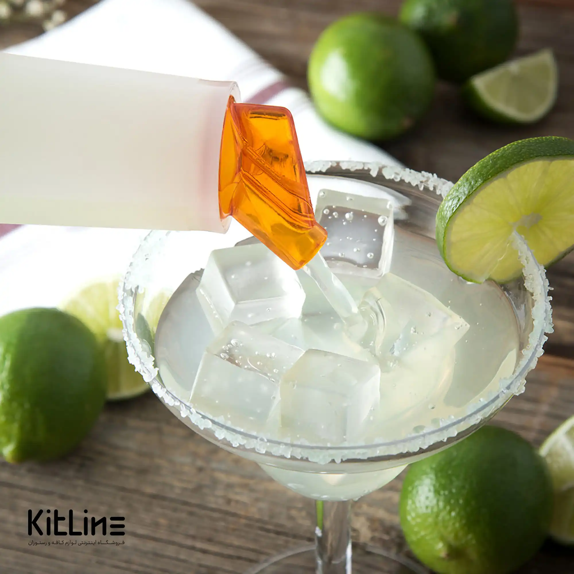 بطری ۲ لیتری با در آسان ریز نارنجی - تصویر 5