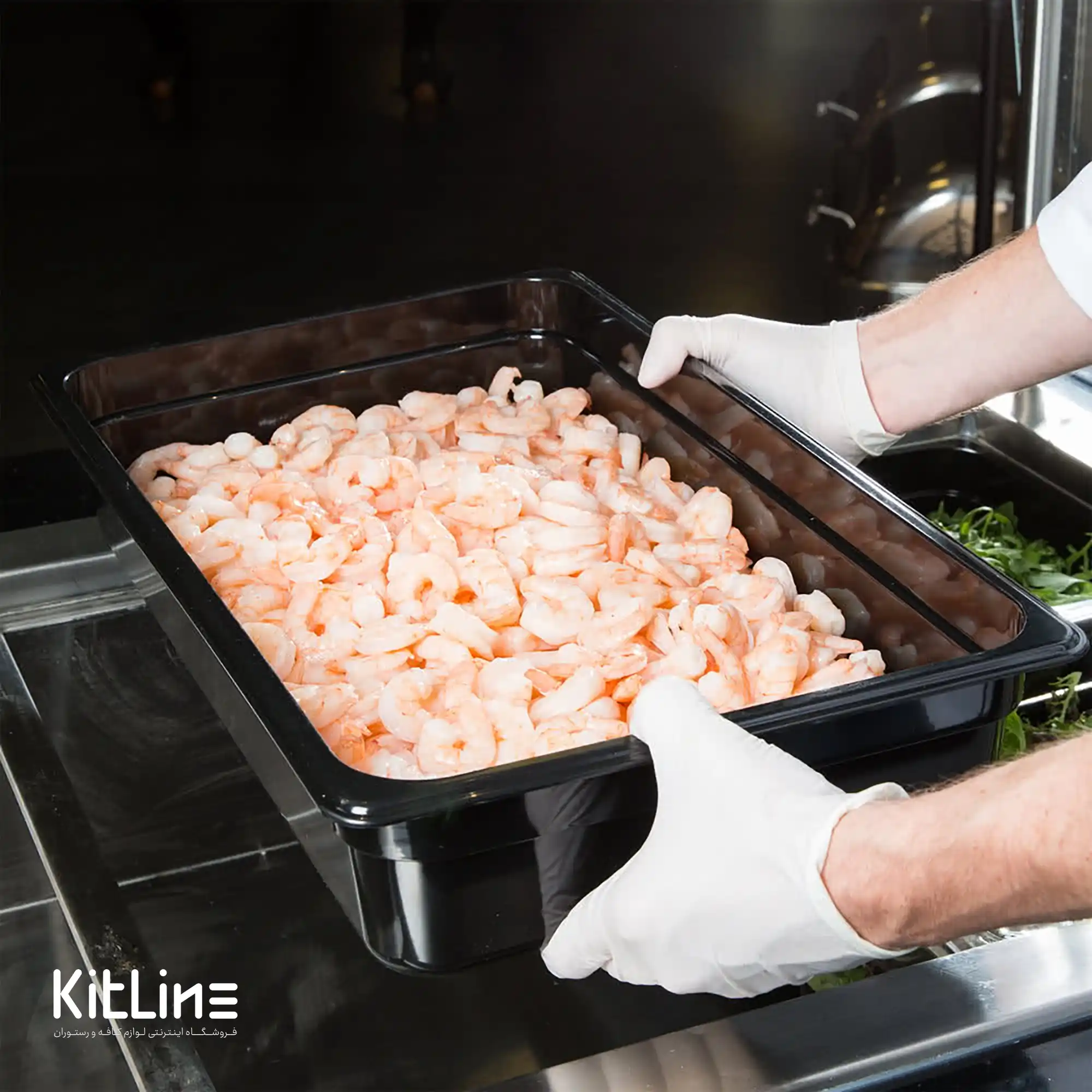 بن ماری ۱/۱ پلی کربنات عمق ۱۰ مشکی به همراه در - تصویر 4