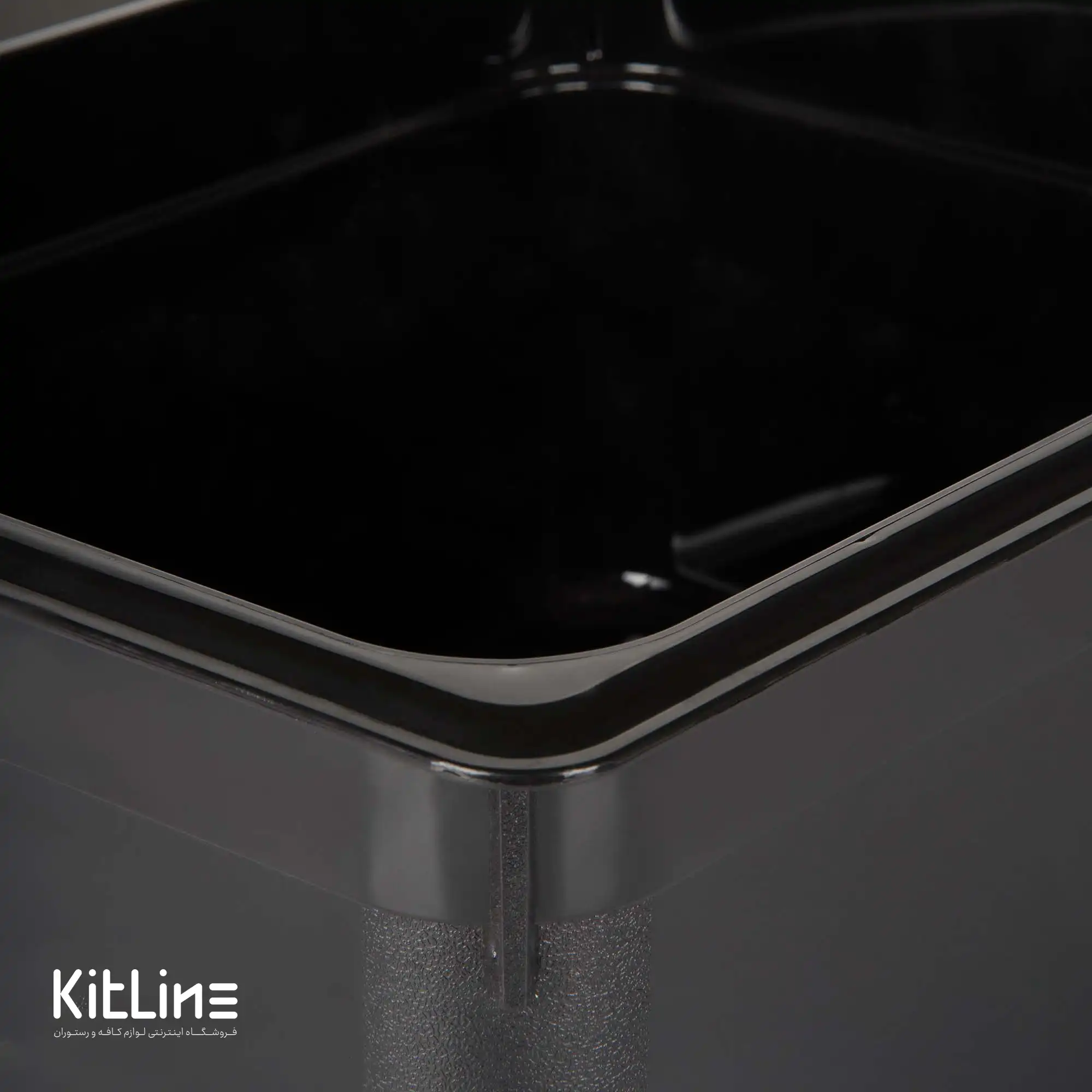 بن ماری ۱/۲ پلی کربنات عمق ۱۵ مشکی به همراه در - تصویر 3