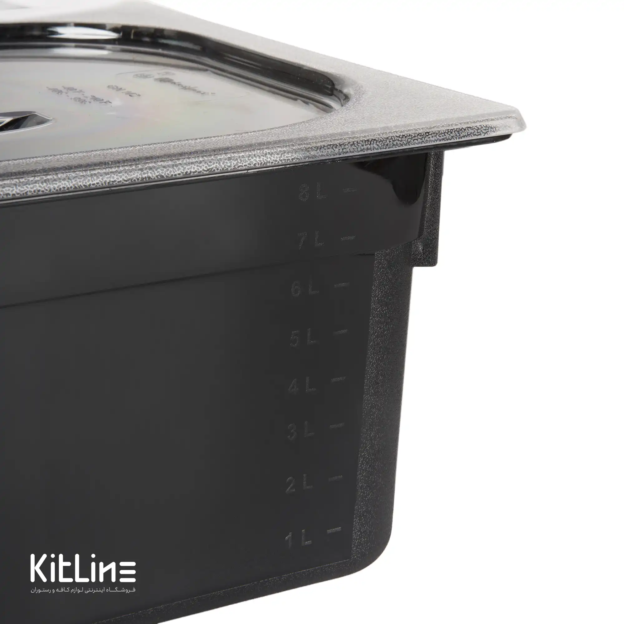 بن ماری ۱/۲ پلی کربنات عمق ۱۵ مشکی به همراه در - تصویر 4