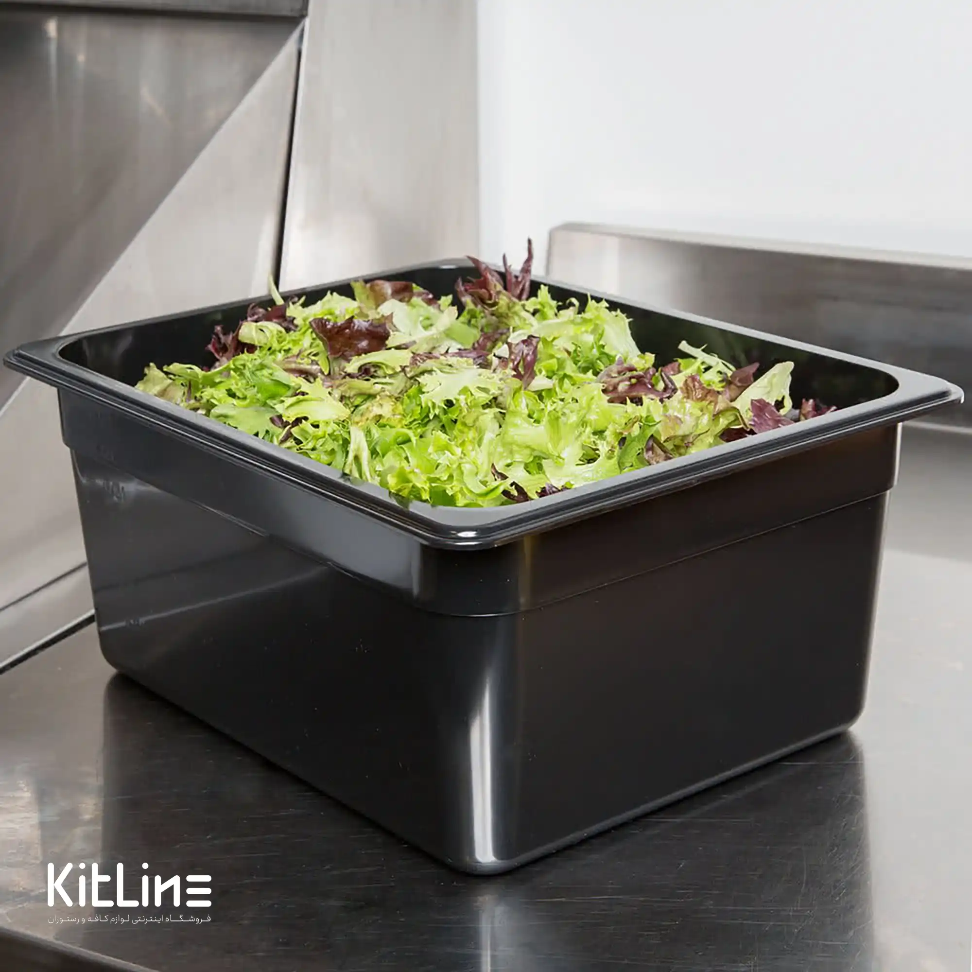 بن ماری ۱/۲ پلی کربنات عمق ۱۵ مشکی به همراه در - تصویر 5