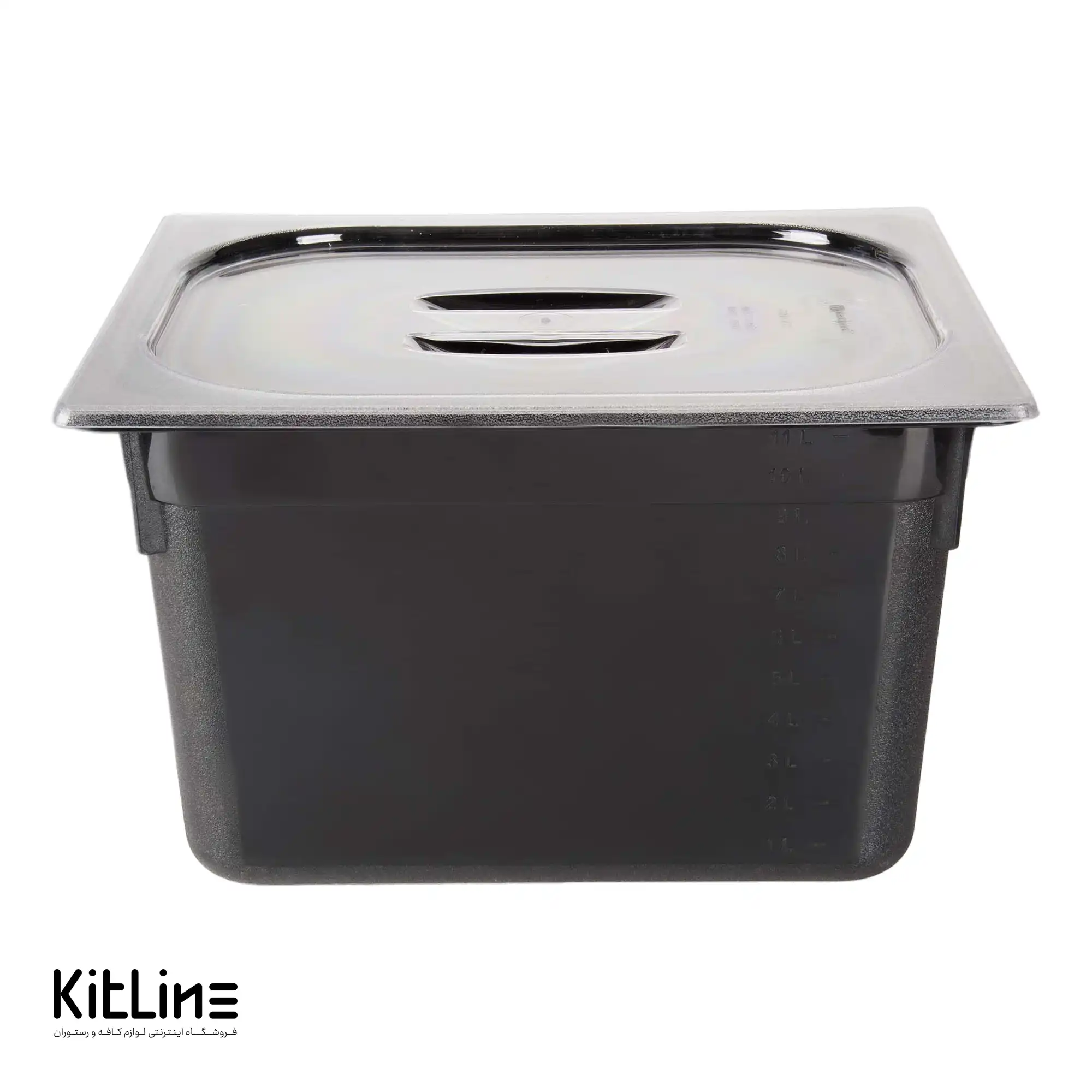 بن ماری ۱/۲ پلی کربنات عمق ۲۰ مشکی به همراه در - تصویر 2