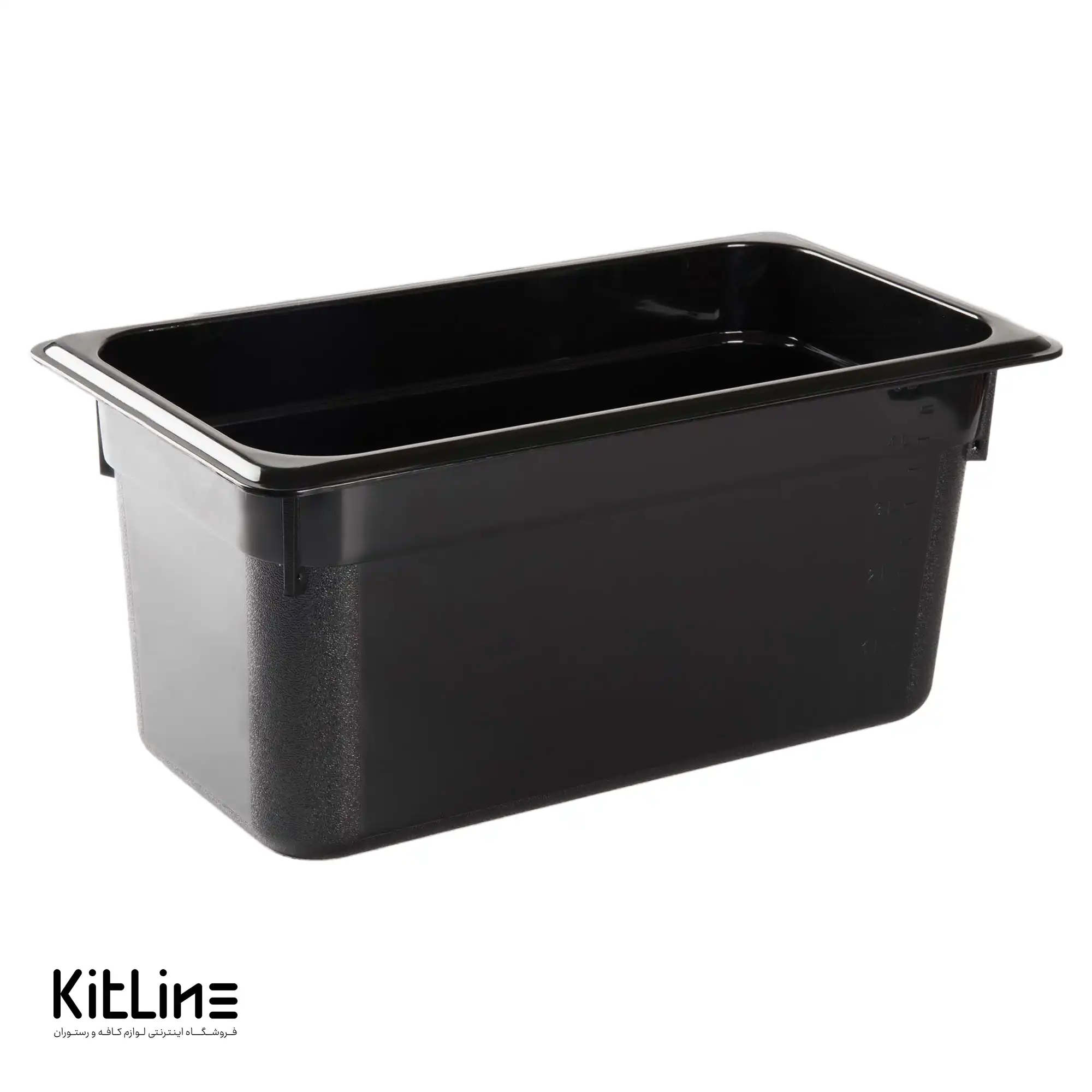 بن ماری ۱/۳ پلی کربنات عمق ۱۵ مشکی به همراه در - تصویر 4