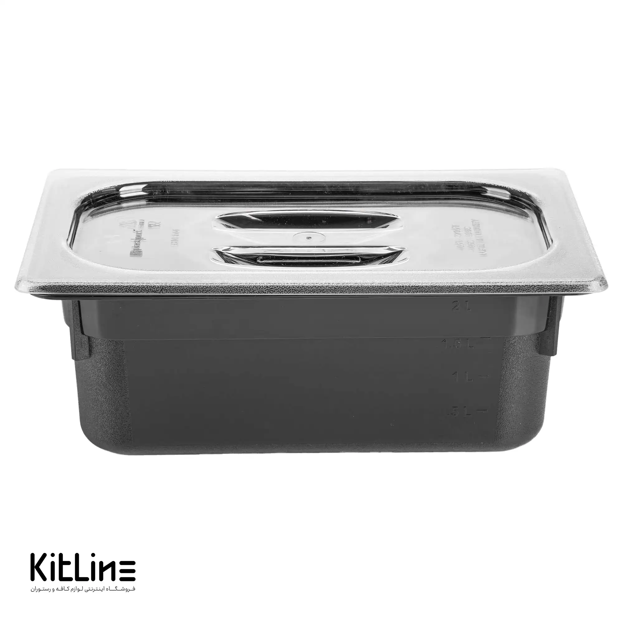 بن ماری ۱/۴ پلی کربنات عمق ۱۰ مشکی به همراه در - تصویر 2