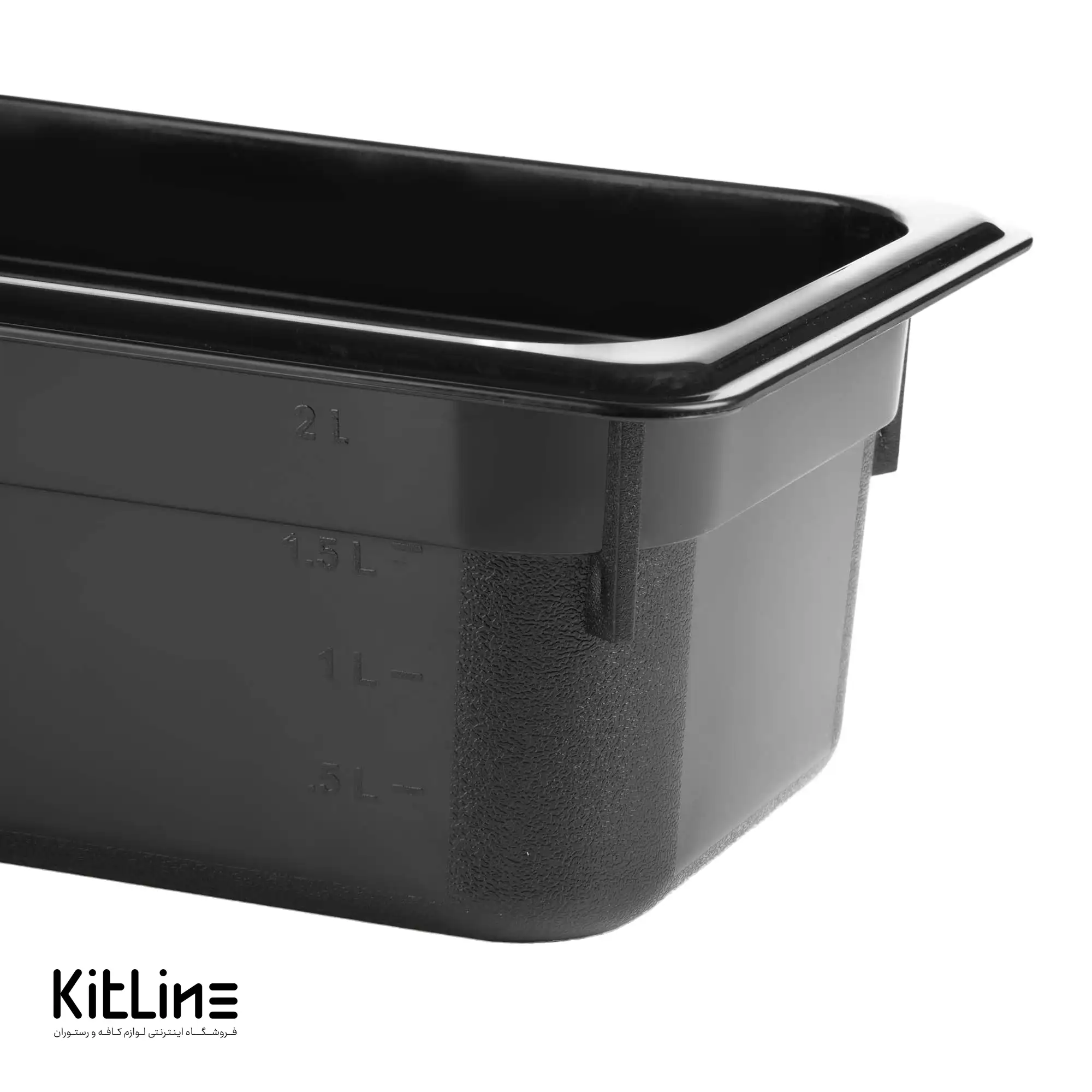 بن ماری ۱/۴ پلی کربنات عمق ۱۰ مشکی به همراه در - تصویر 4