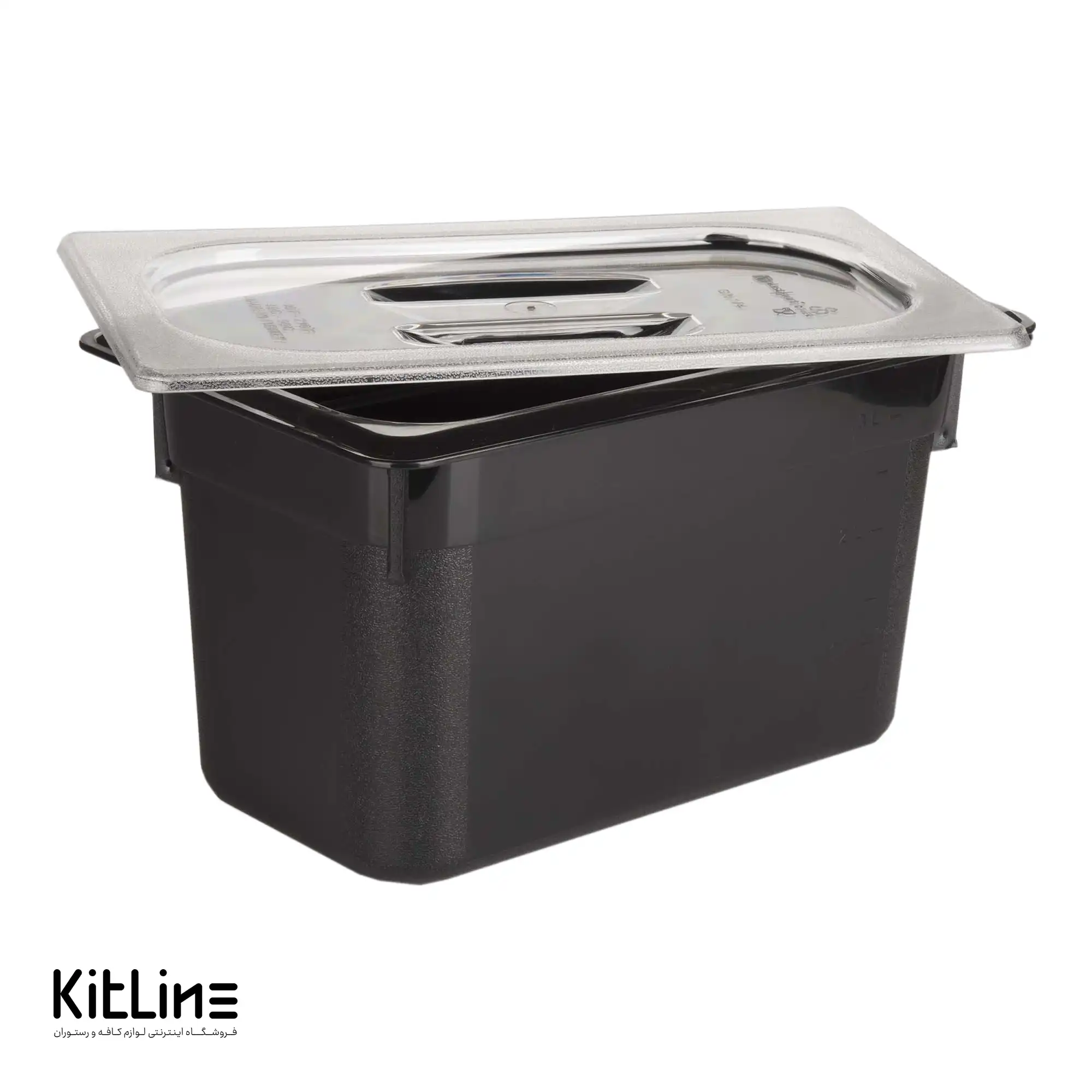 بن ماری ۱/۴ پلی کربنات عمق ۱۵ مشکی به همراه در - تصویر 3