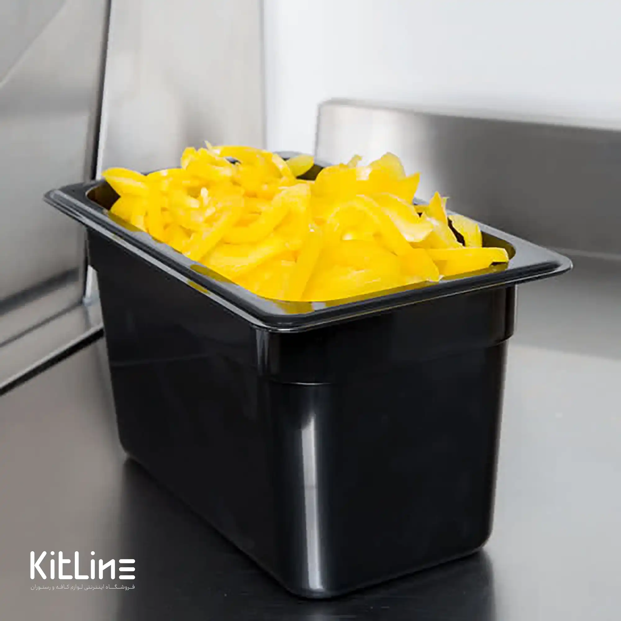 بن ماری ۱/۴ پلی کربنات عمق ۱۵ مشکی به همراه در - تصویر 4