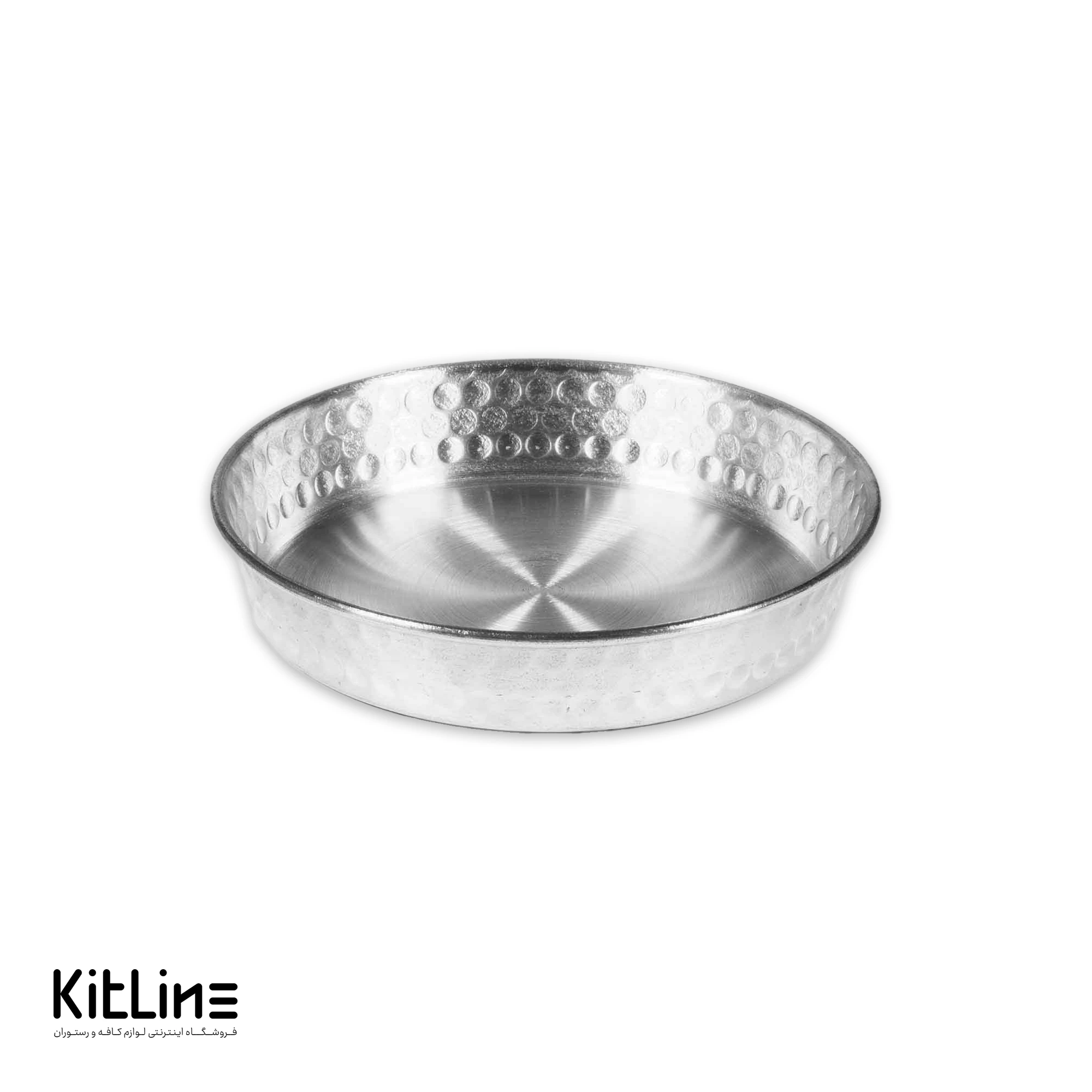 تابه آلومینیومی چکشی بدون دسته ۱۹ سانتیمتری