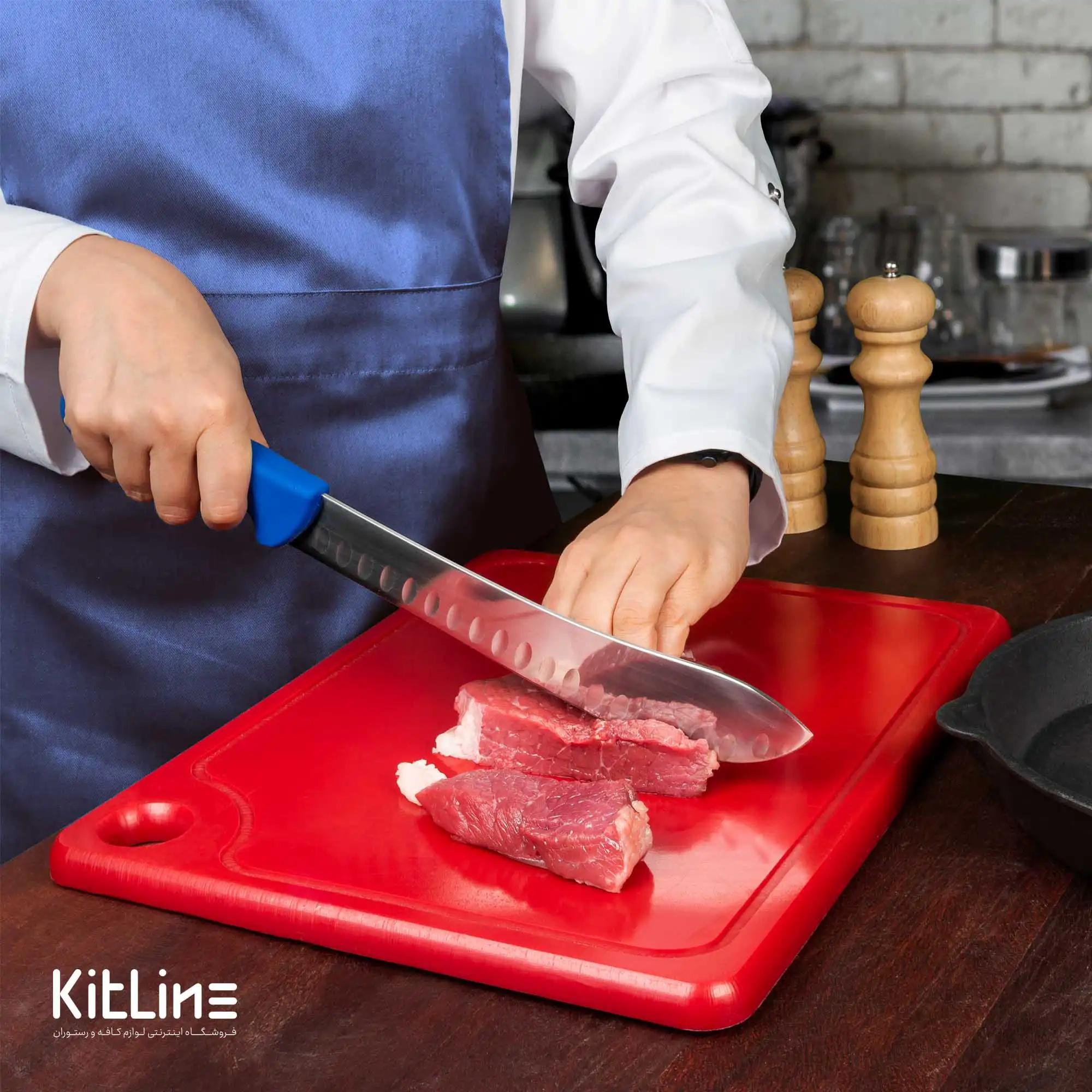 تخته کار پلی اتیلن قرمز ۳۰×۴۰ سانتیمتری - تصویر 4