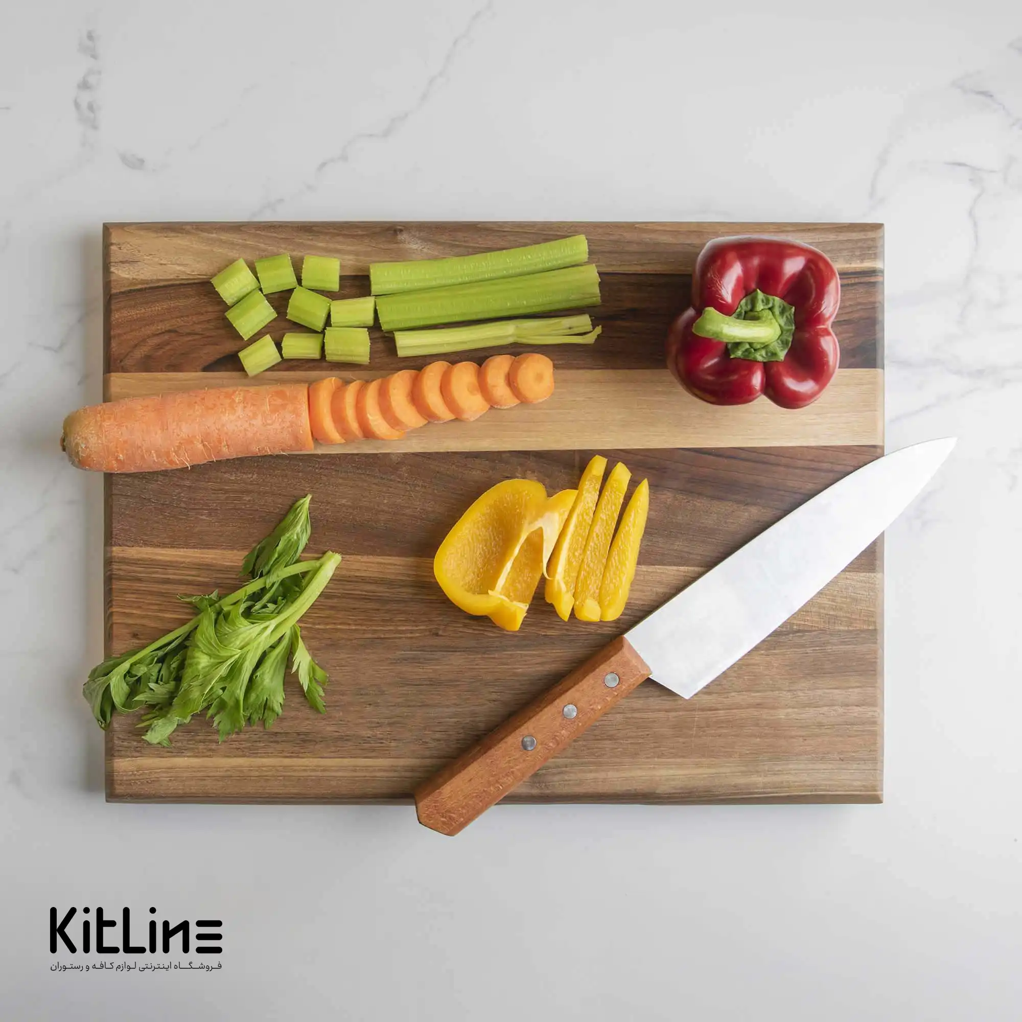 تخته کار چوبی لبه گرد ۳۰×۵۰ سانتیمتری - تصویر 5