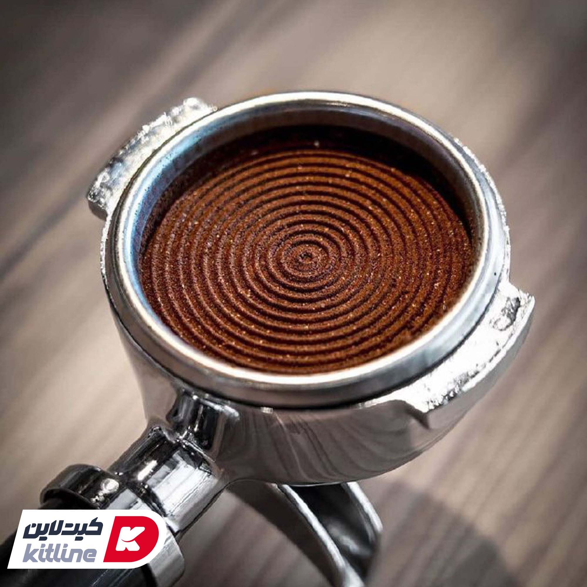 تمپر قهوه ۵۸ میلیمتری دسته رز گلد L-BEANS - تصویر 5