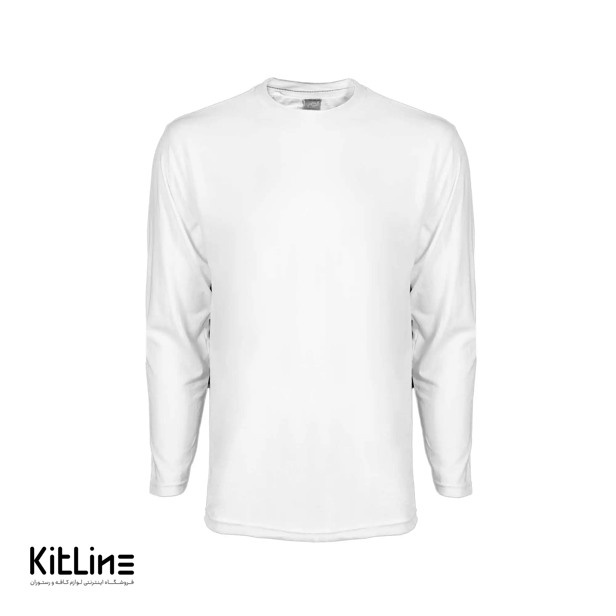 تیشرت آستین بلند سفید پوشاکو - تصویر 2