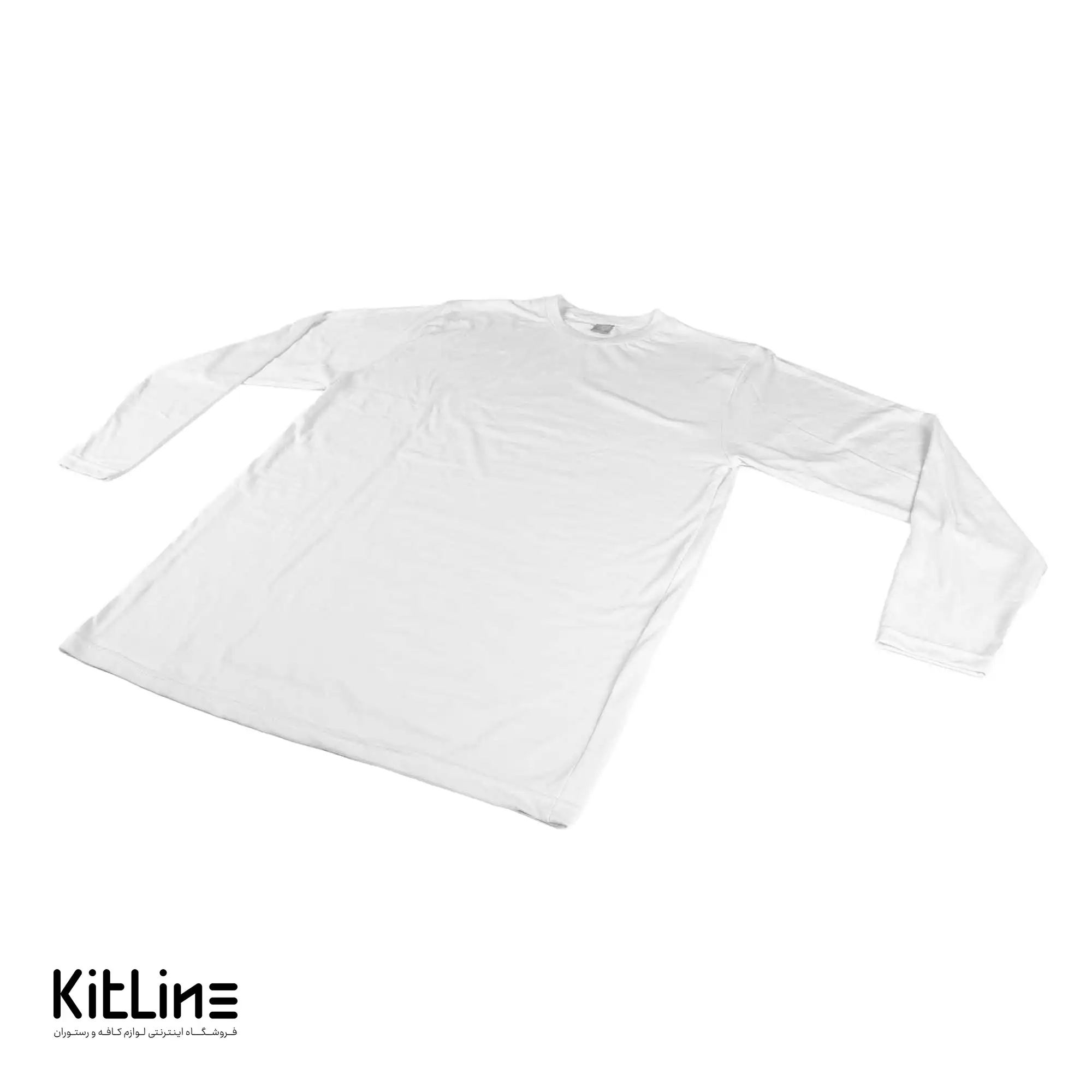 تیشرت آستین بلند سفید پوشاکو - تصویر 3