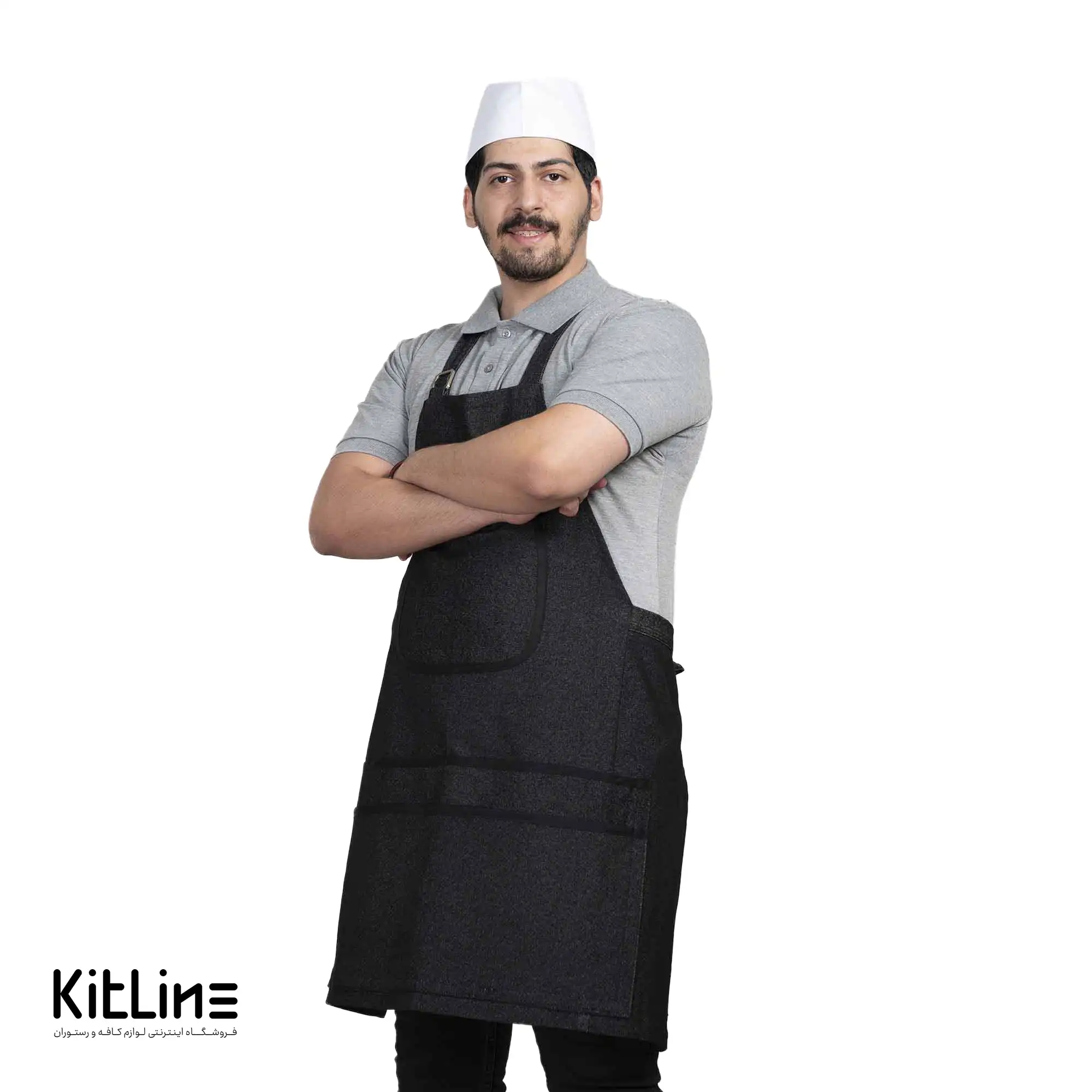 تیشرت آستین کوتاه جودون طوسی پوشاکو - تصویر 4