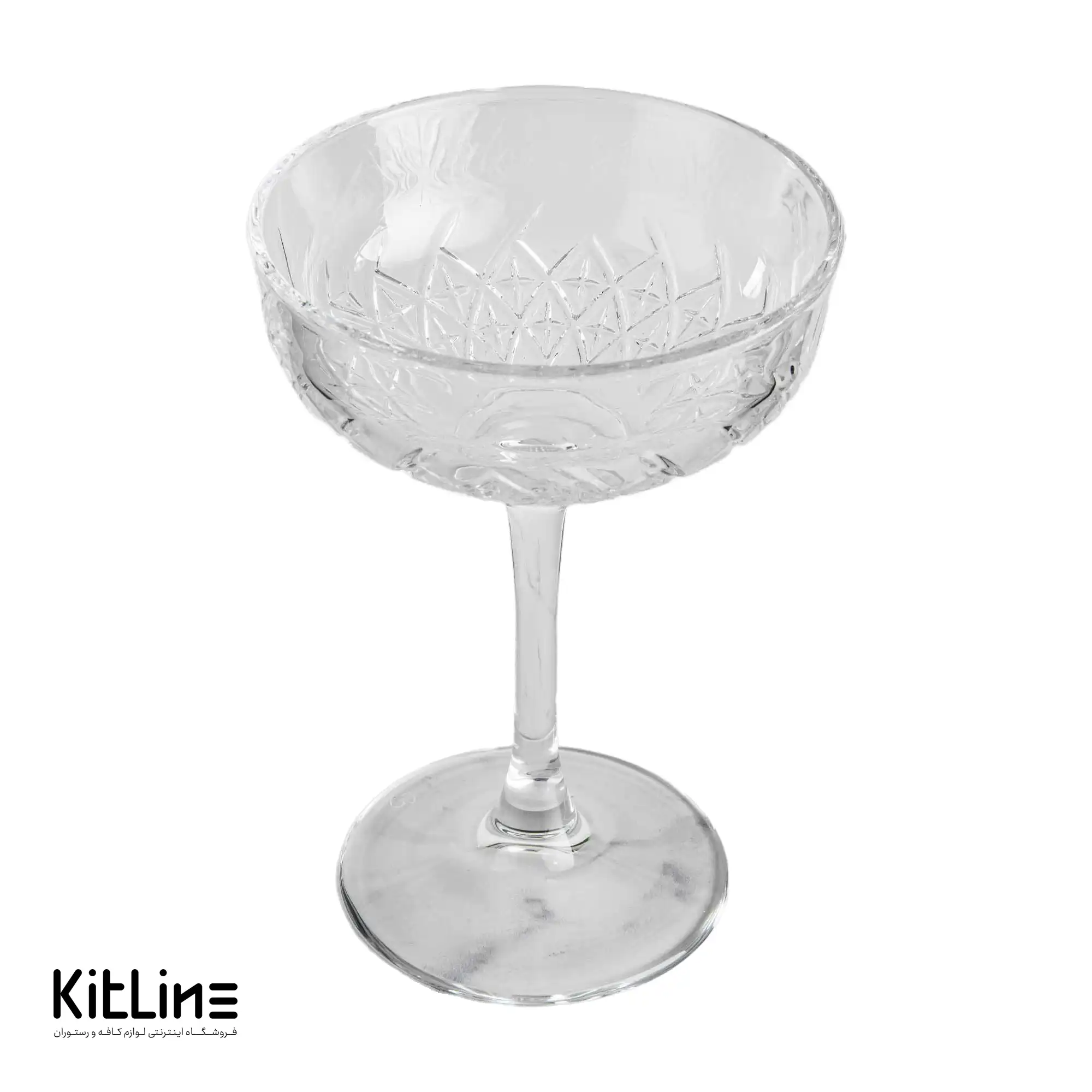 جام شیشه ای ۲۵۵ میلی‌لیتری پاشاباغچه مدل تایملس (ست ۴ عددی)