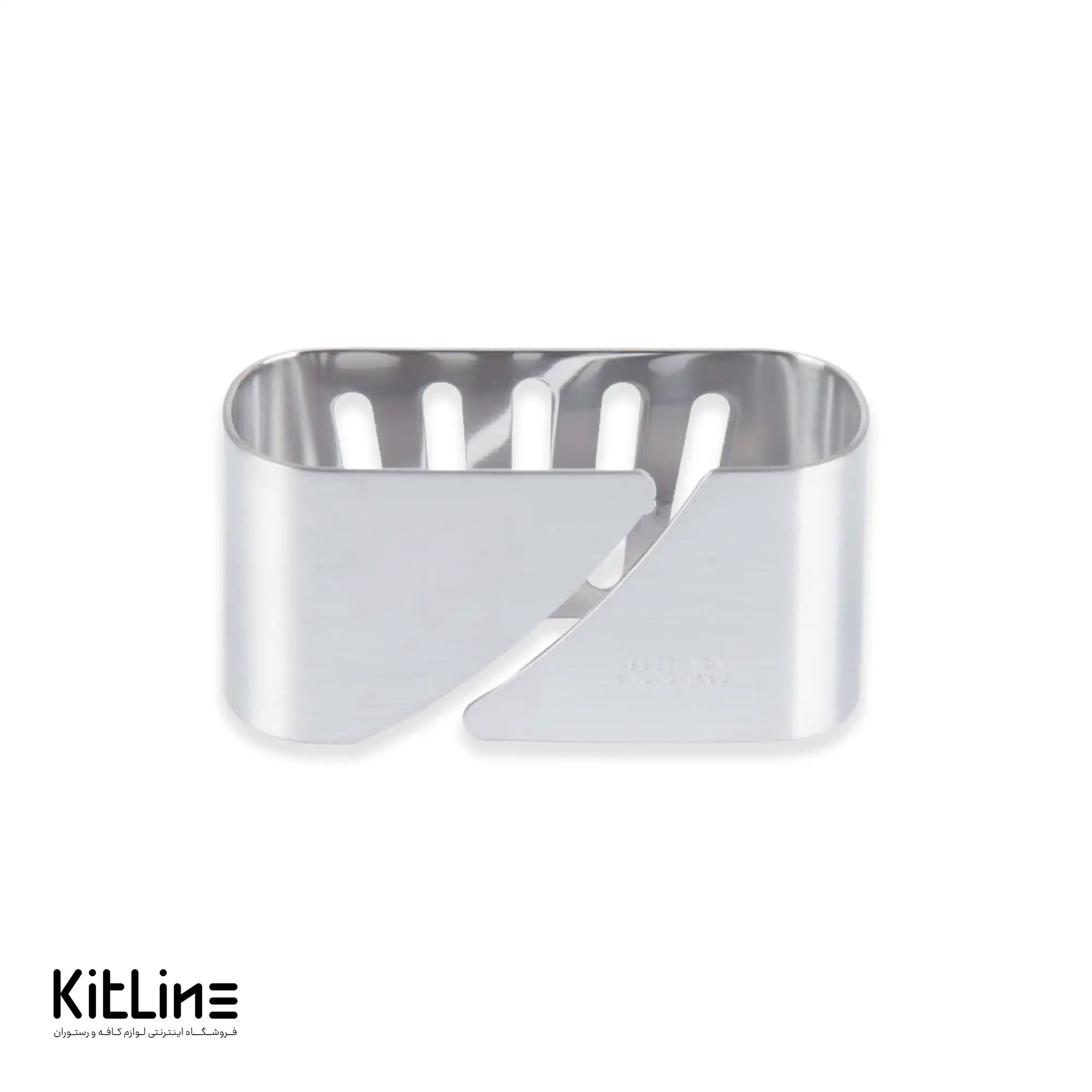 حلقه دستمال سفره استیل ۶ سانتیمتری ترامونتینا طرح شیار دار - تصویر 3