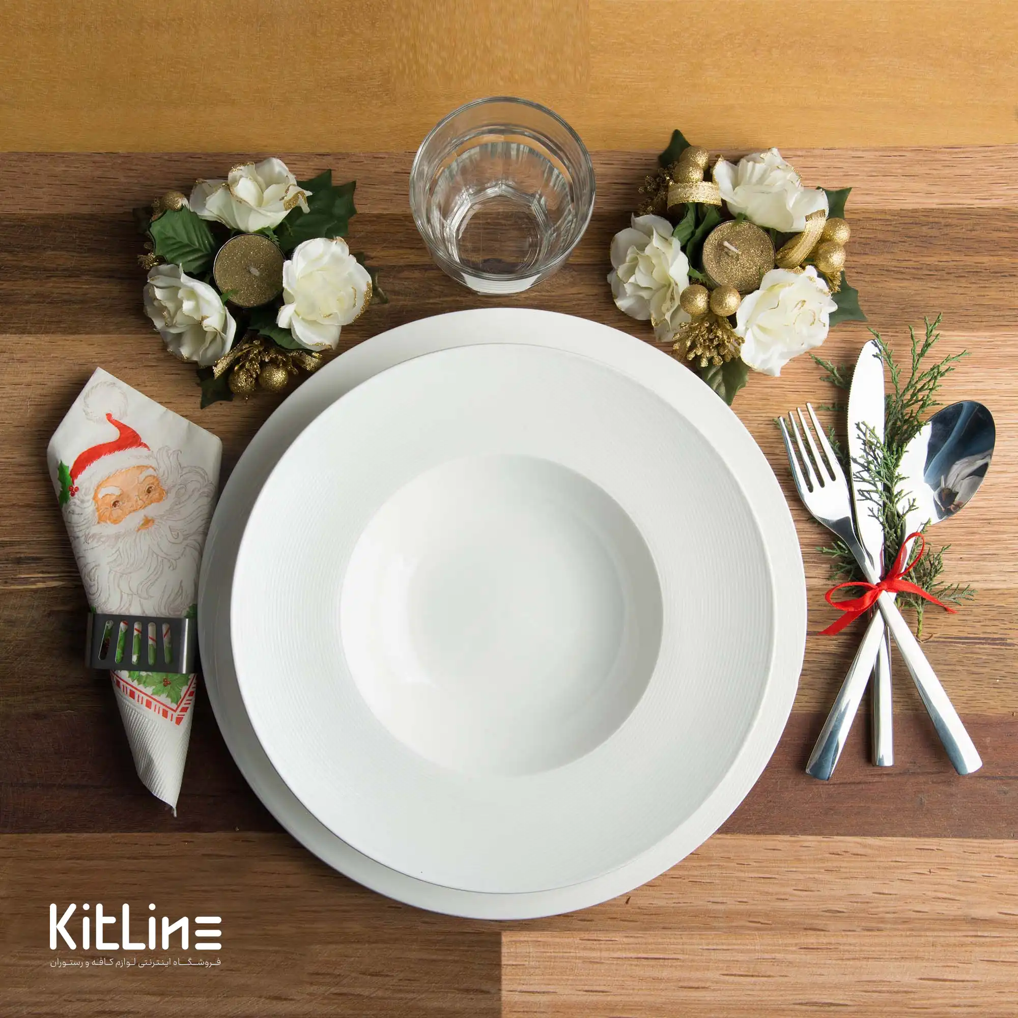 حلقه دستمال سفره استیل ۶ سانتیمتری ترامونتینا طرح شیار دار - تصویر 4