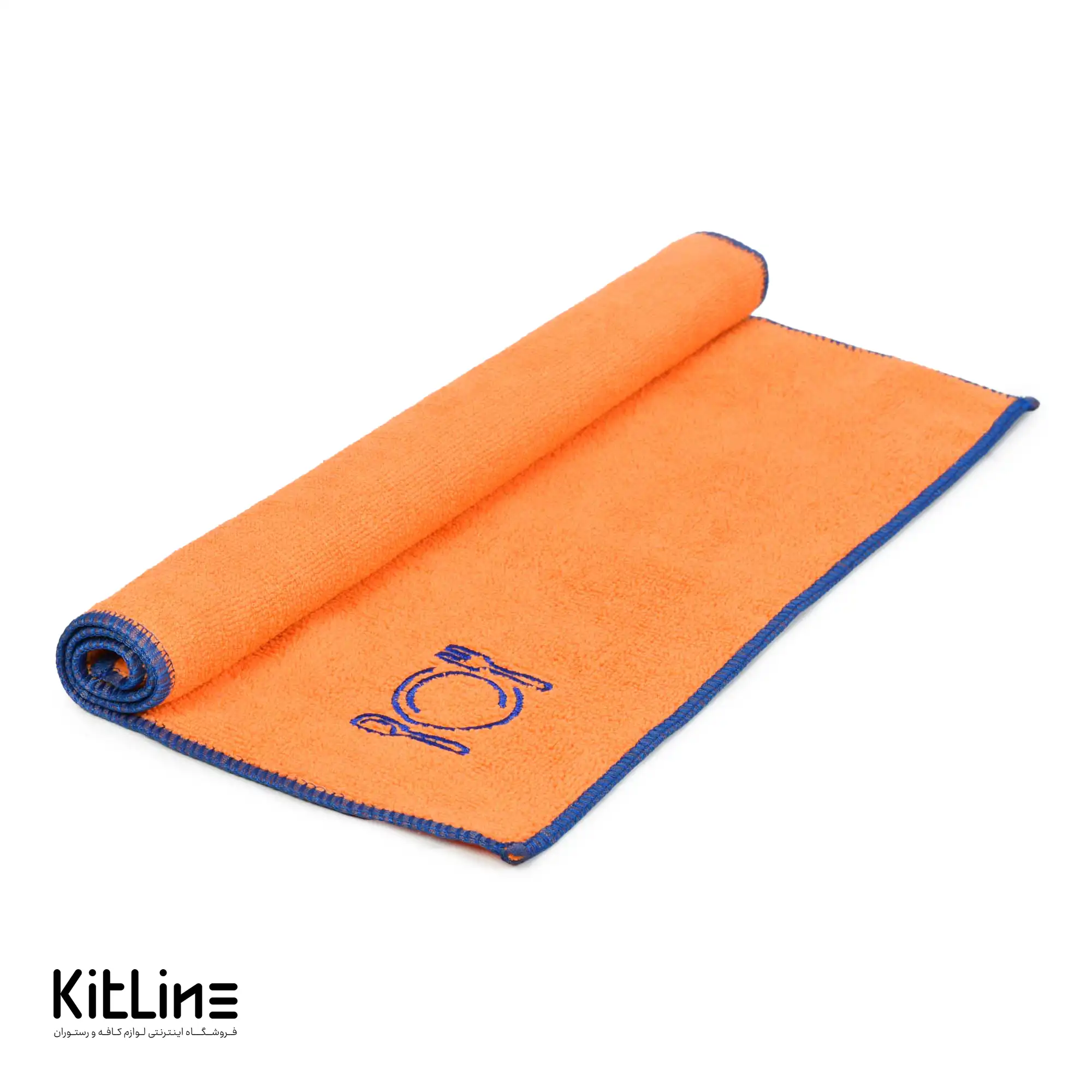 دستمال میکروفایبر نارنجی - تصویر 3