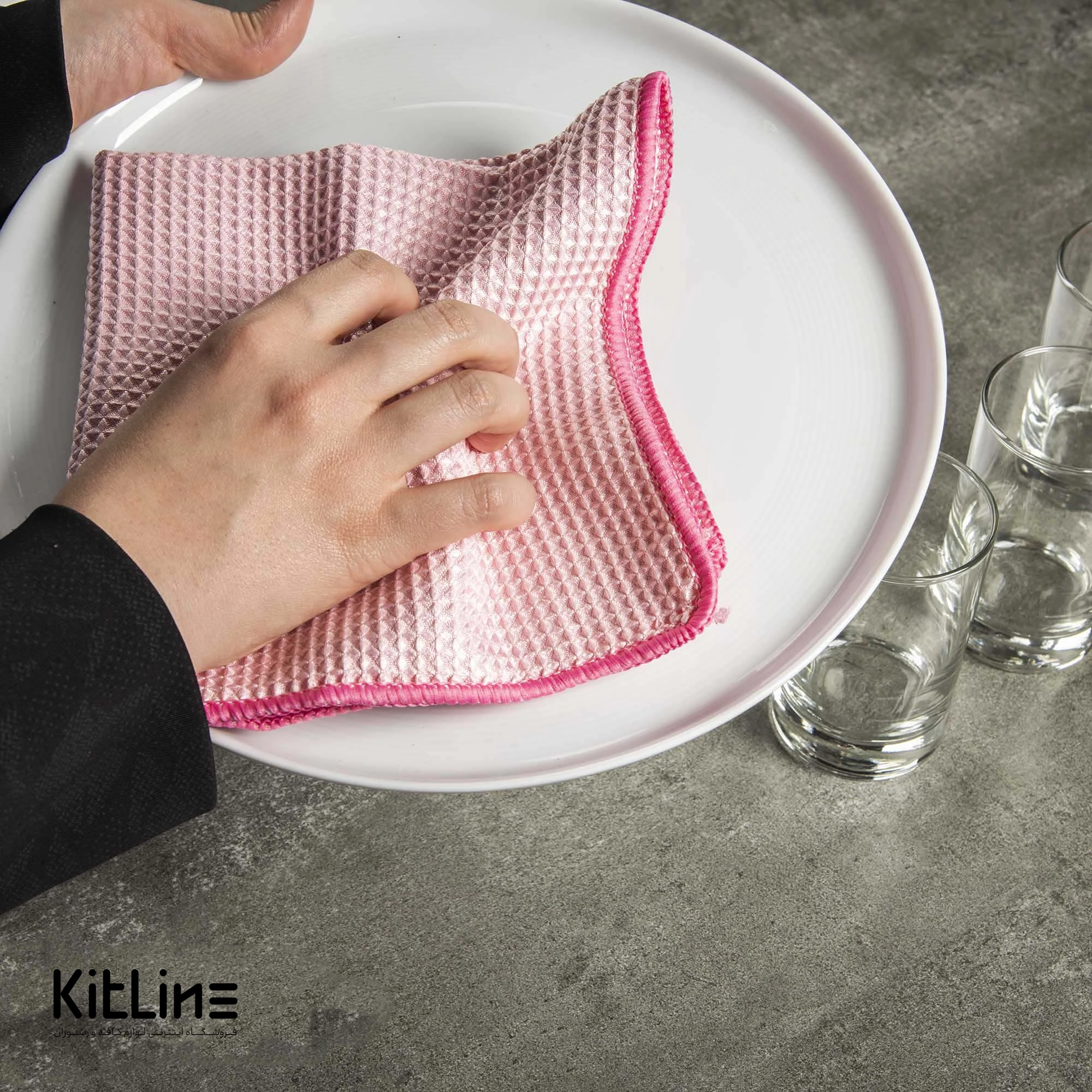 دستمال میکروفایبر خشک کن ظروف مهسان - تصویر 6