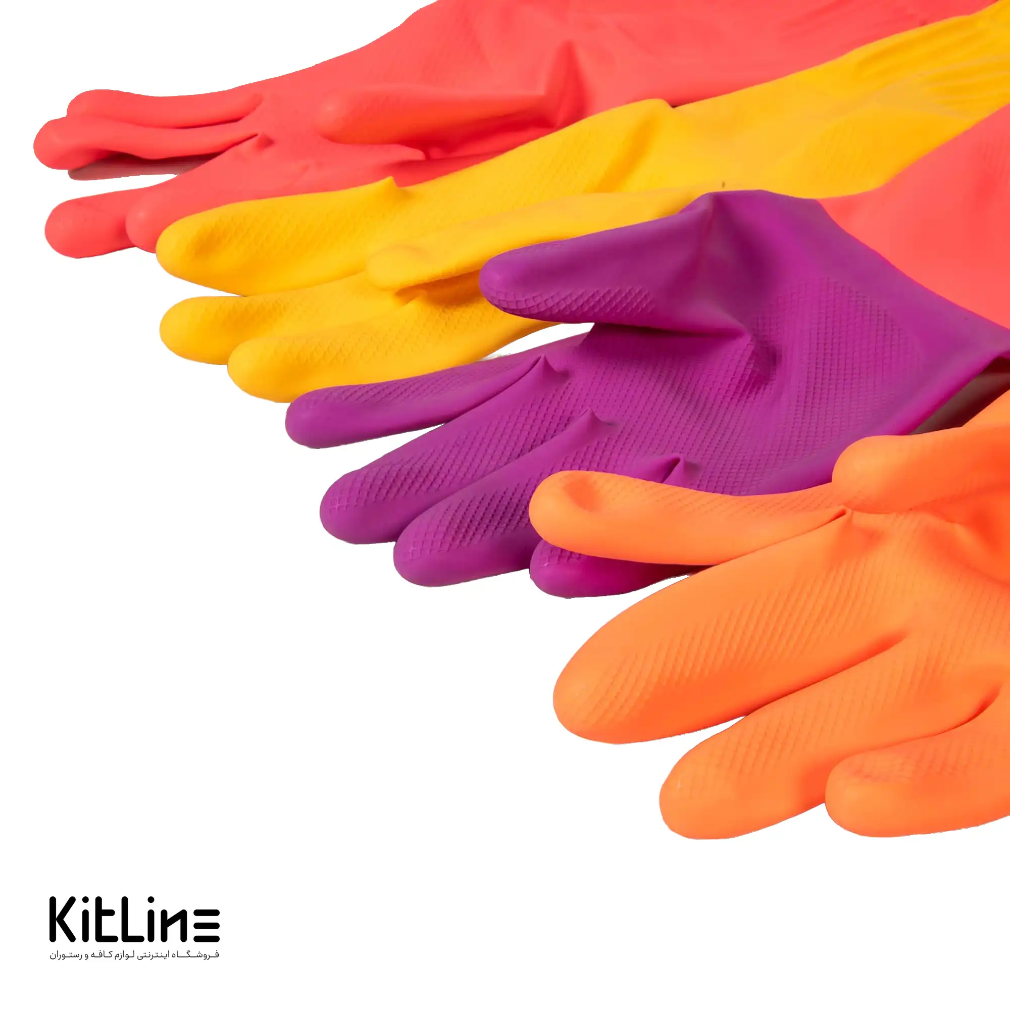 دستکش ظرفشویی ساق کوتاه سایز لارج - تصویر 3